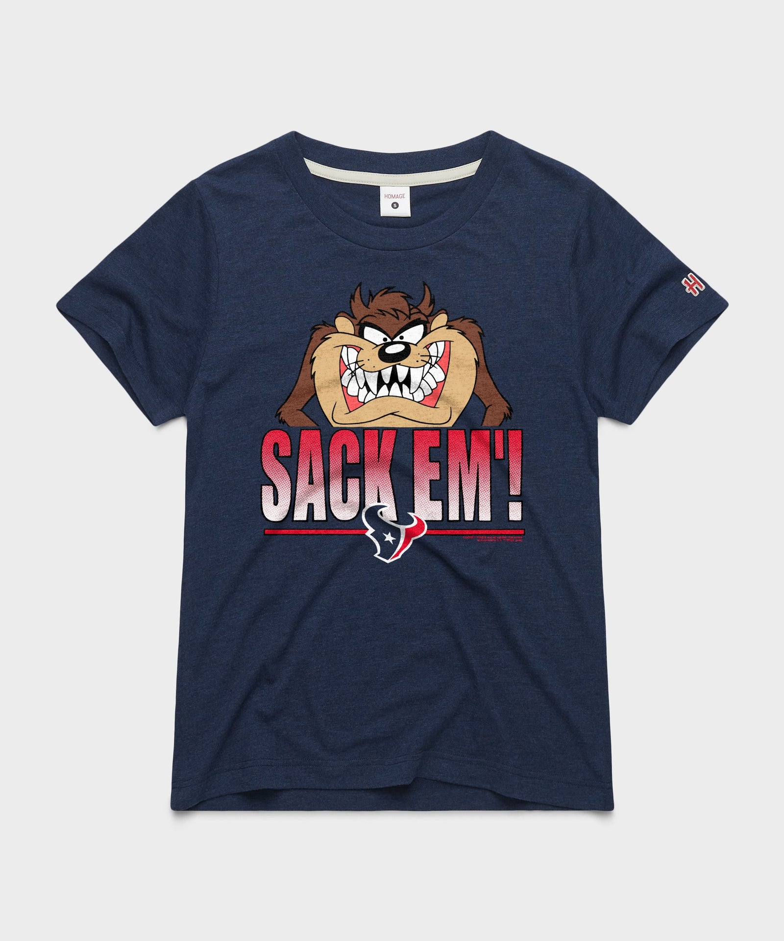 Women's Looney Tunes Taz Sack Em' X Houston Texans