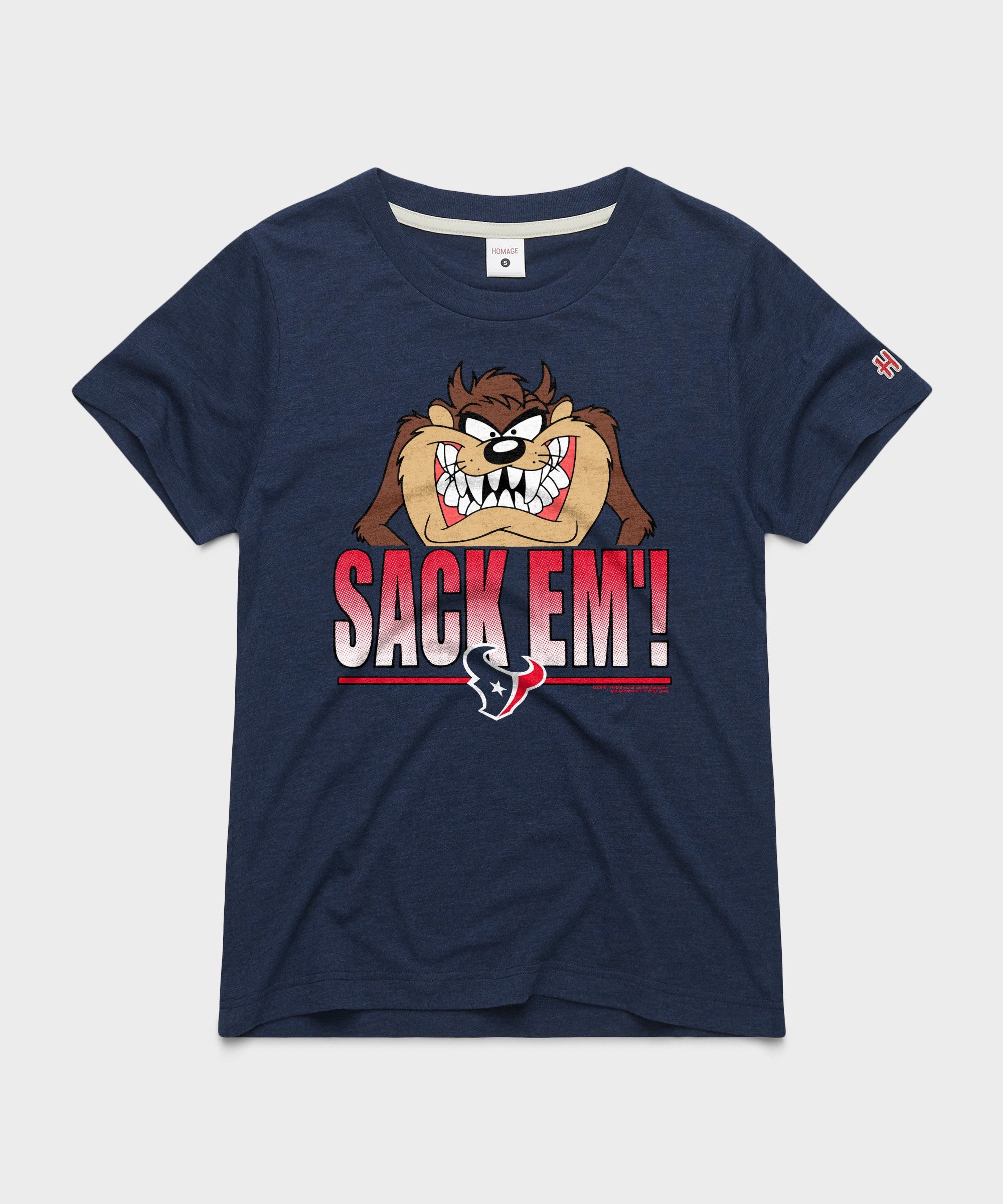 Women's Looney Tunes Taz Sack Em' X Houston Texans