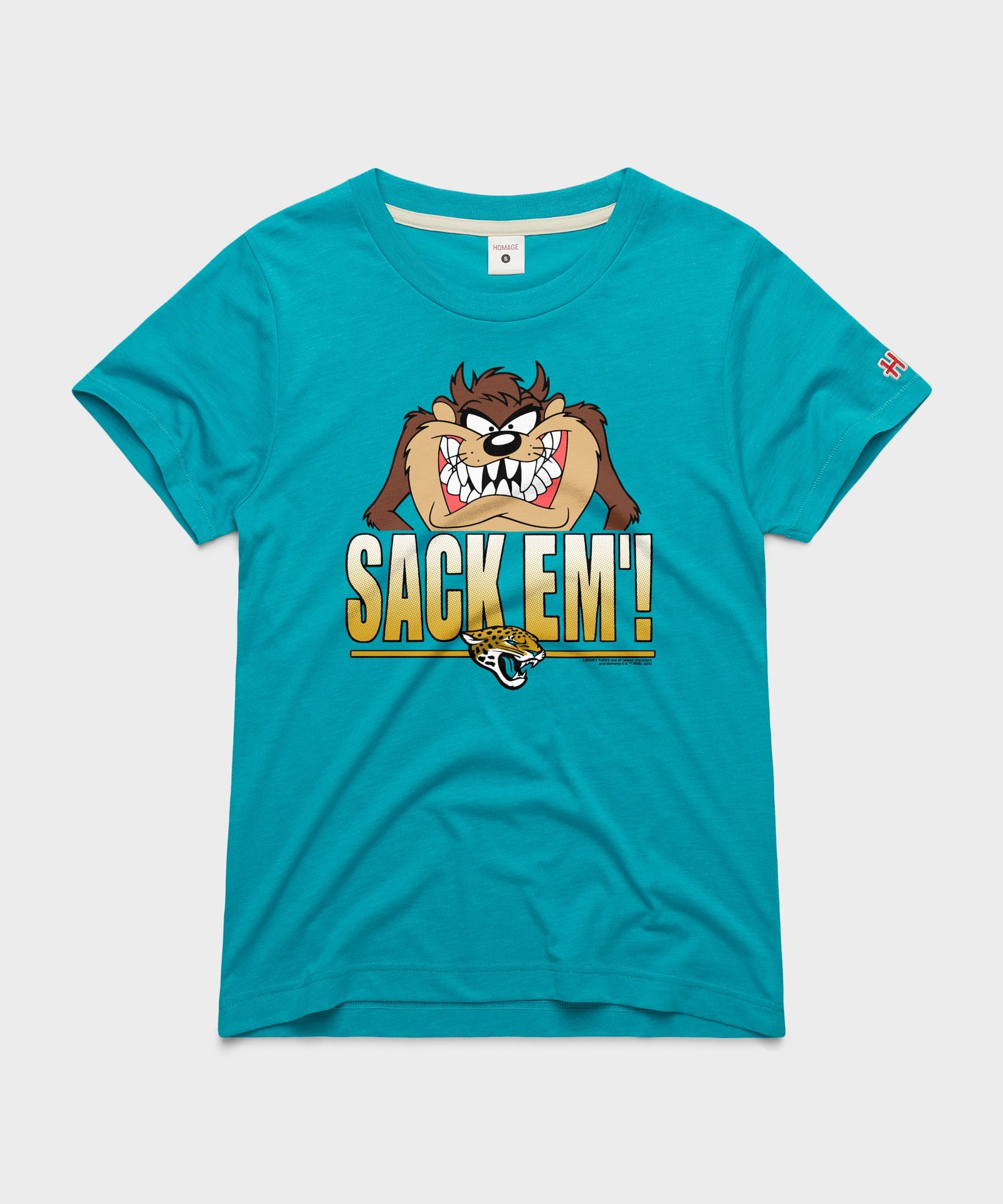 Women's Looney Tunes Taz Sack Em' X Jacksonville Jaguars