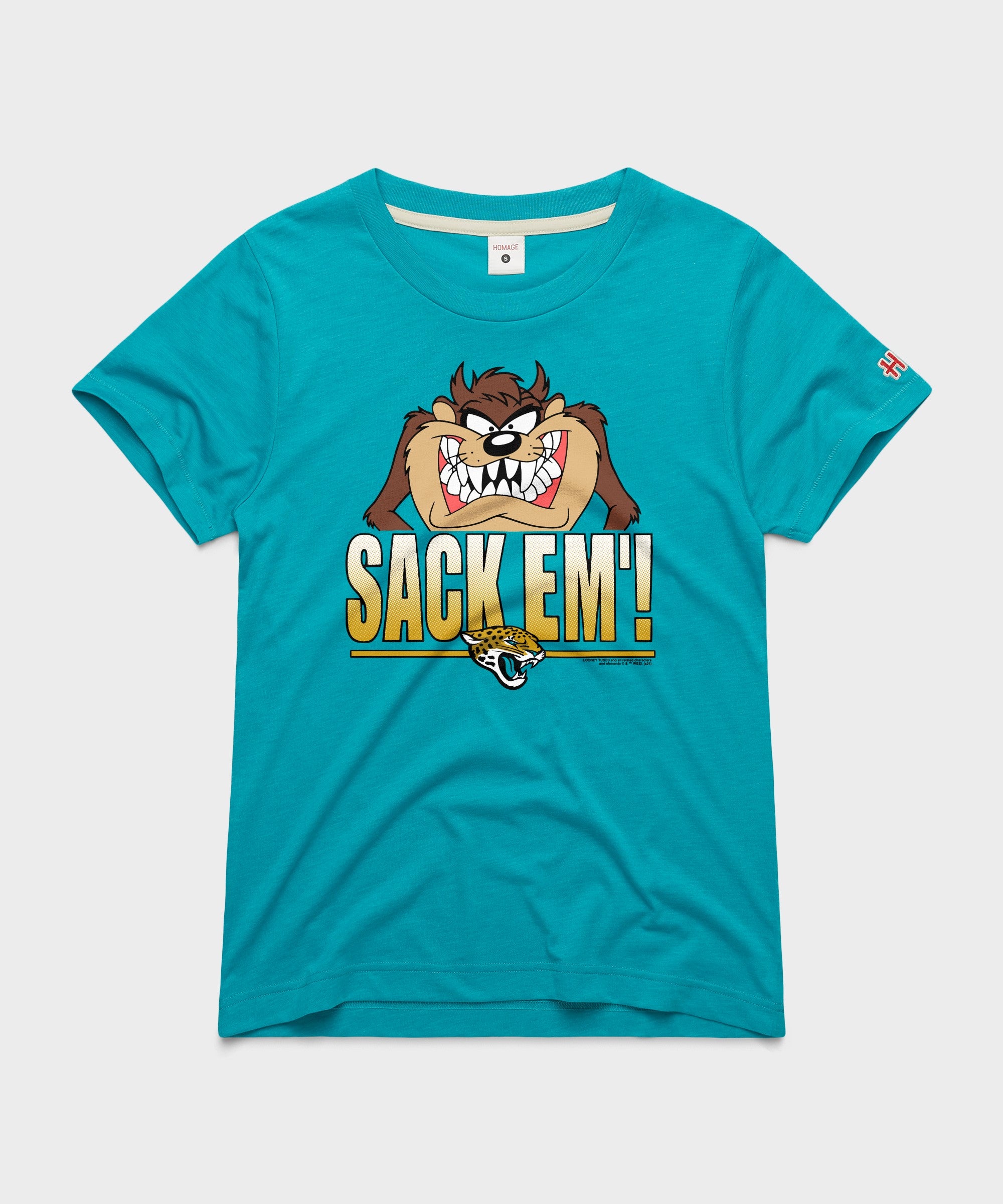Women's Looney Tunes Taz Sack Em' X Jacksonville Jaguars
