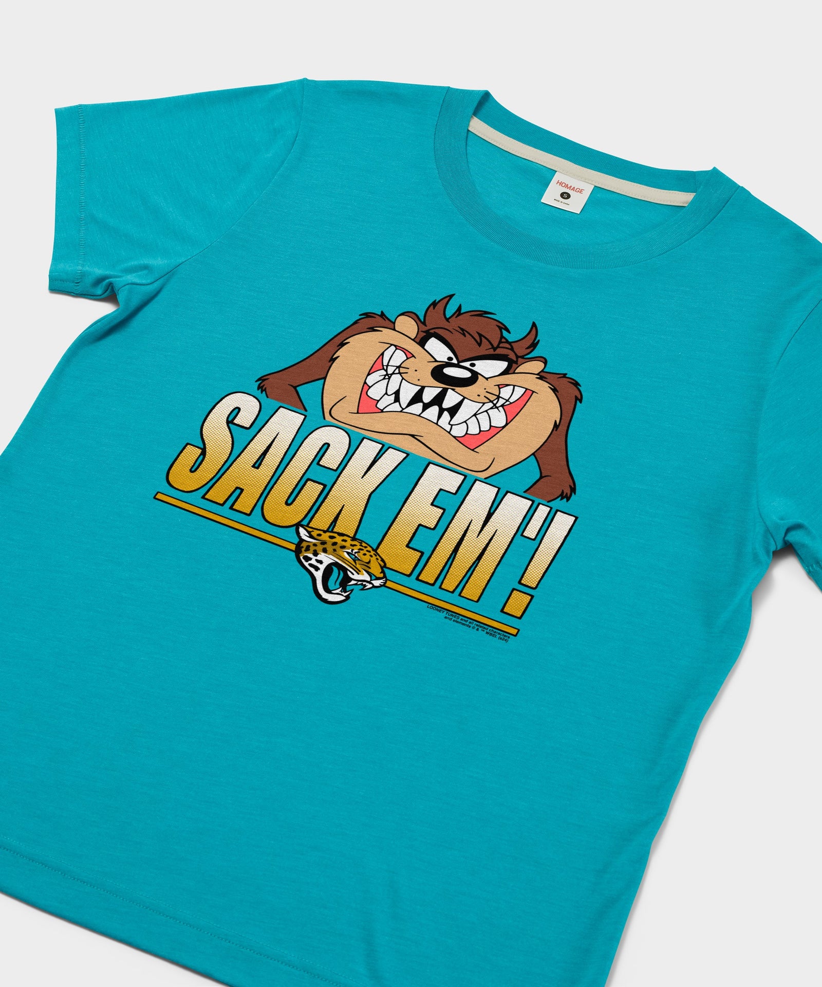 Women's Looney Tunes Taz Sack Em' X Jacksonville Jaguars
