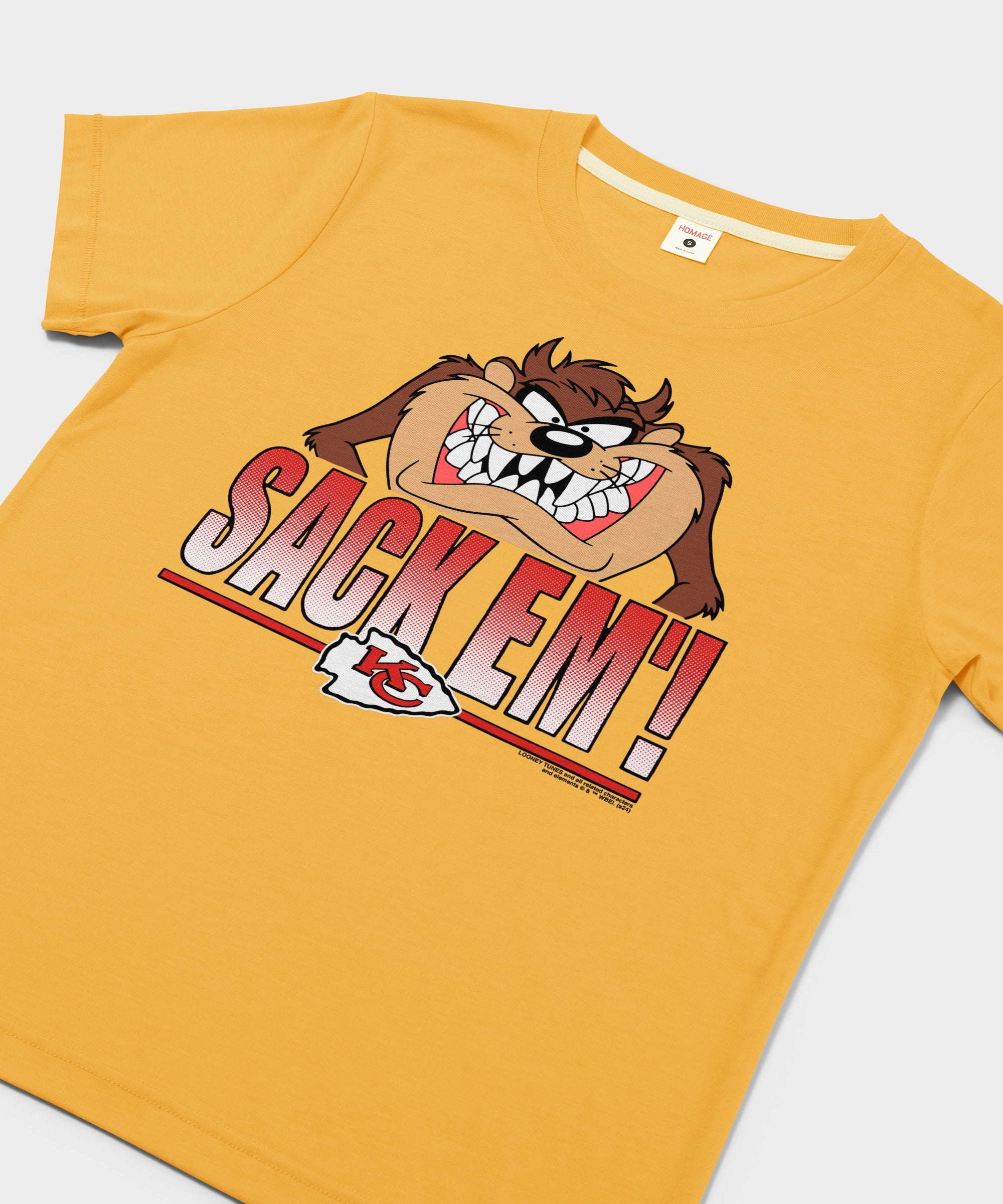 Women's Looney Tunes Taz Sack Em' X Kansas City Chiefs