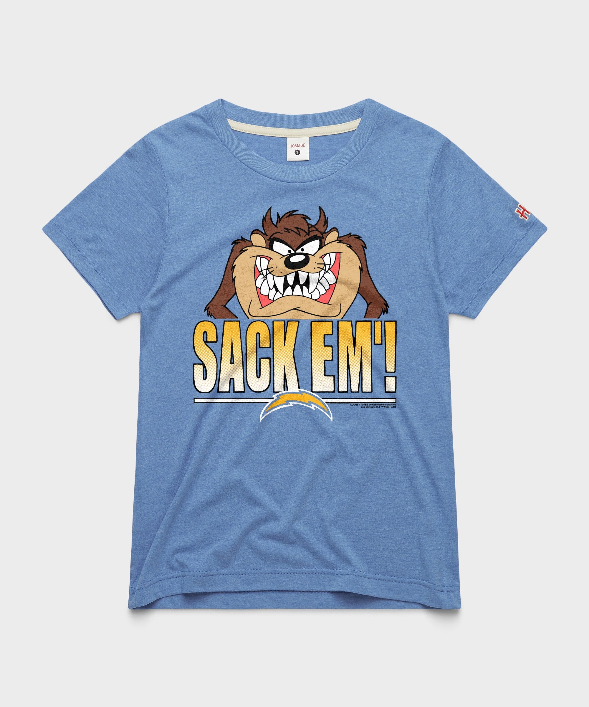 Women's Looney Tunes Taz Sack Em' X Los Angeles Chargers