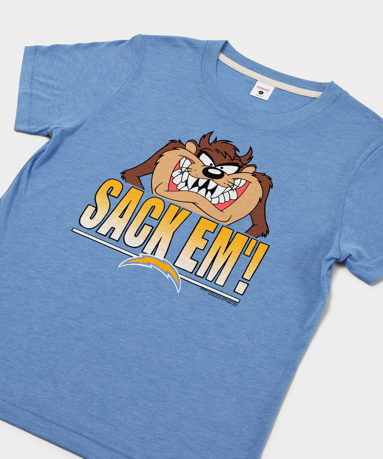 Women's Looney Tunes Taz Sack Em' X Los Angeles Chargers