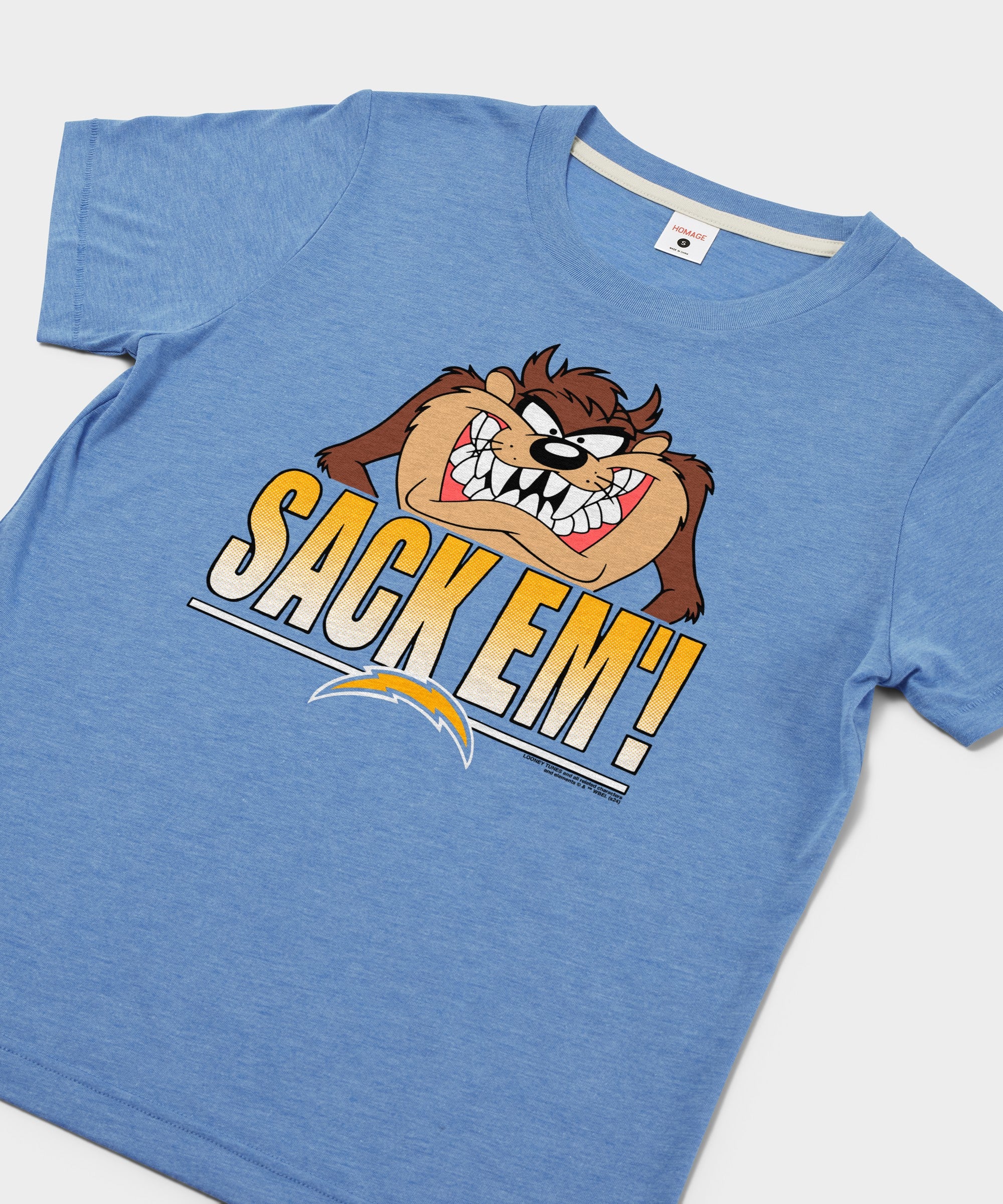 Women's Looney Tunes Taz Sack Em' X Los Angeles Chargers