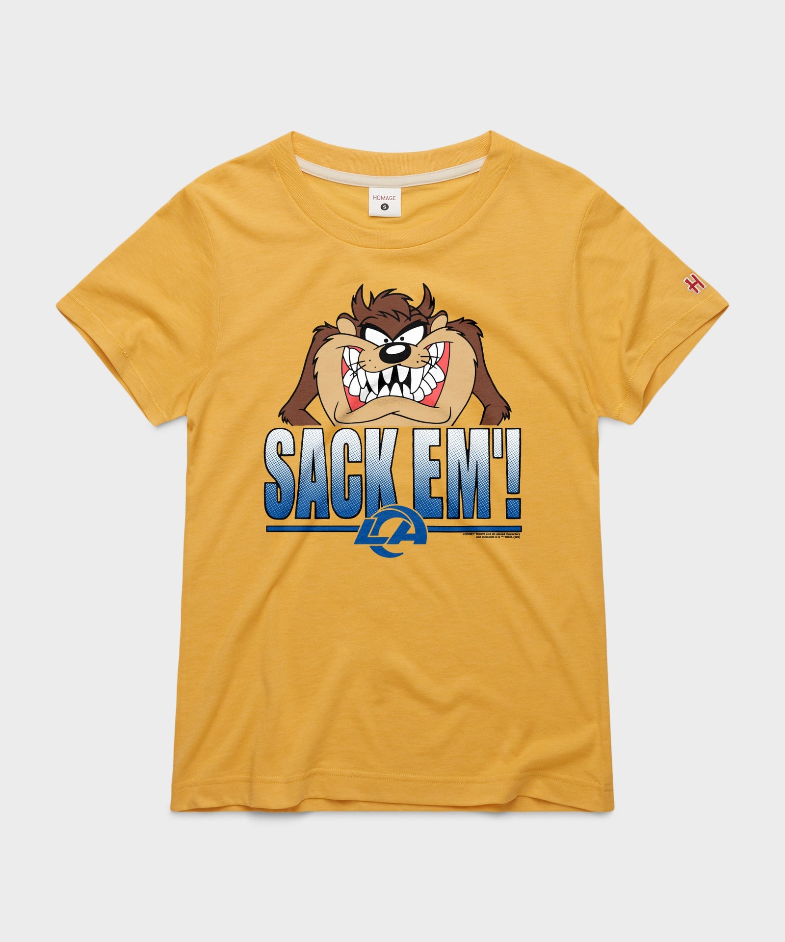 Women's Looney Tunes Taz Sack Em' X Los Angeles Rams