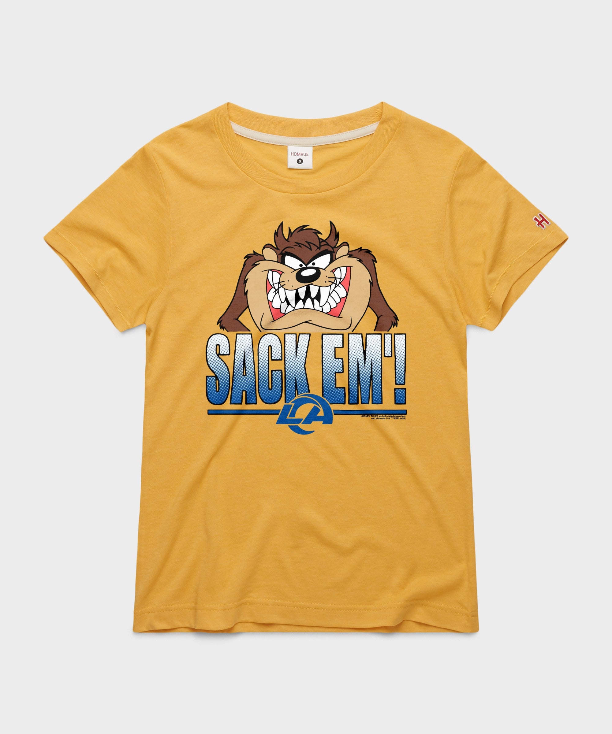 Women's Looney Tunes Taz Sack Em' X Los Angeles Rams