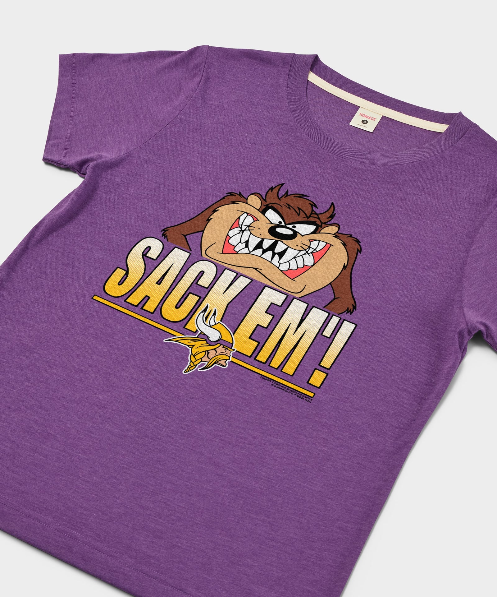 Women's Looney Tunes Taz Sack Em' X Minnesota Vikings