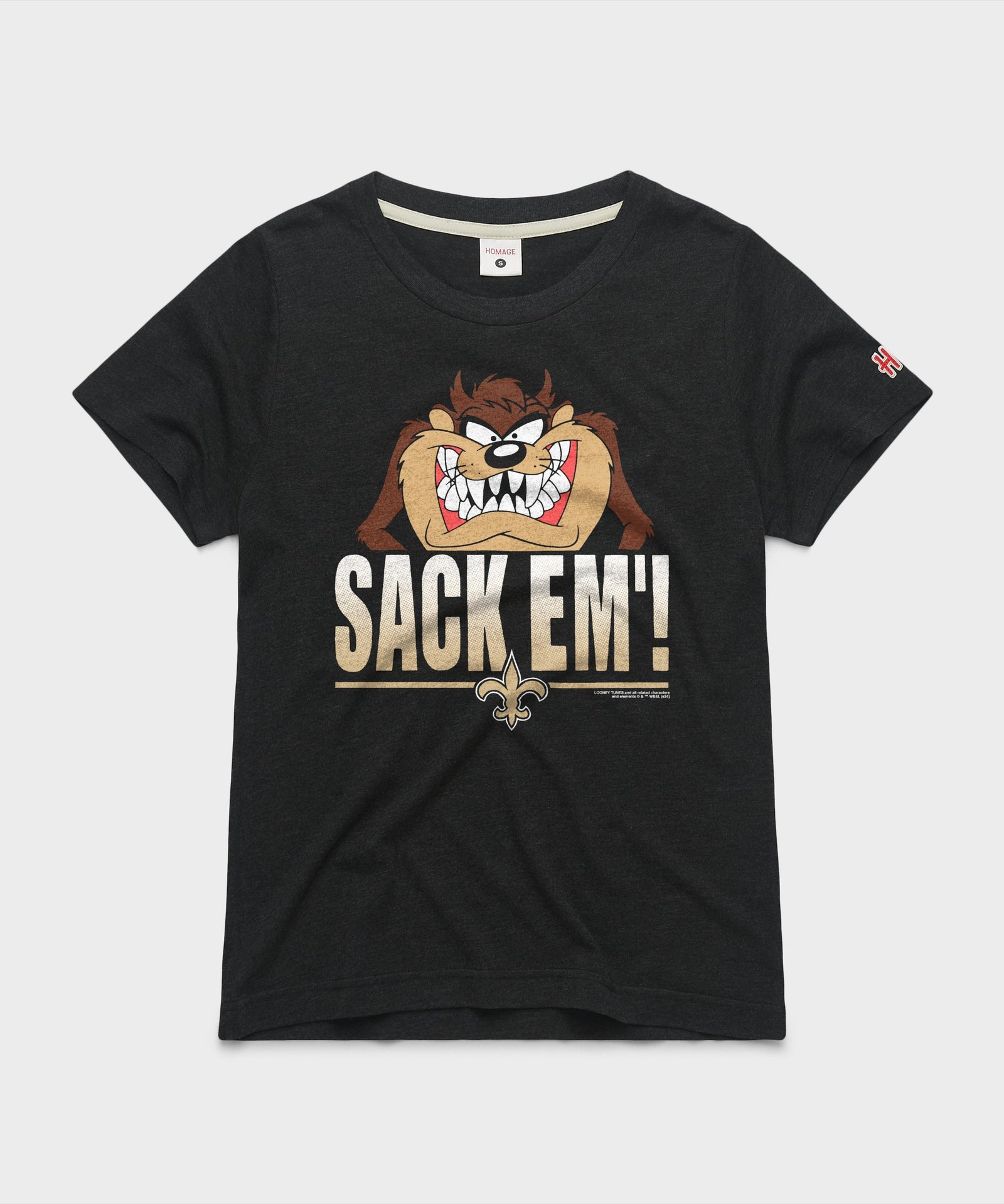 Women's Looney Tunes Taz Sack Em' X New Orleans Saints