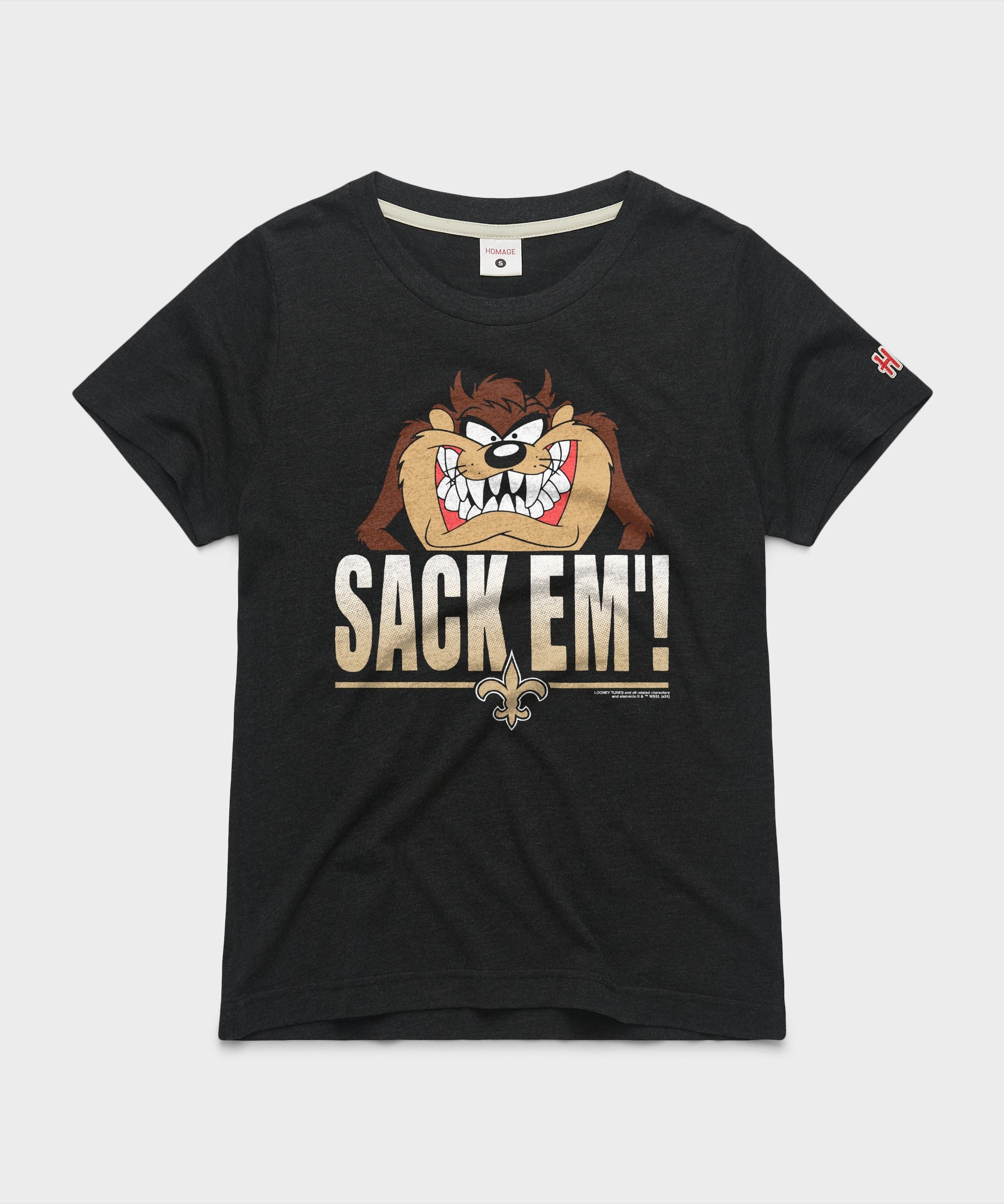 Women's Looney Tunes Taz Sack Em' X New Orleans Saints