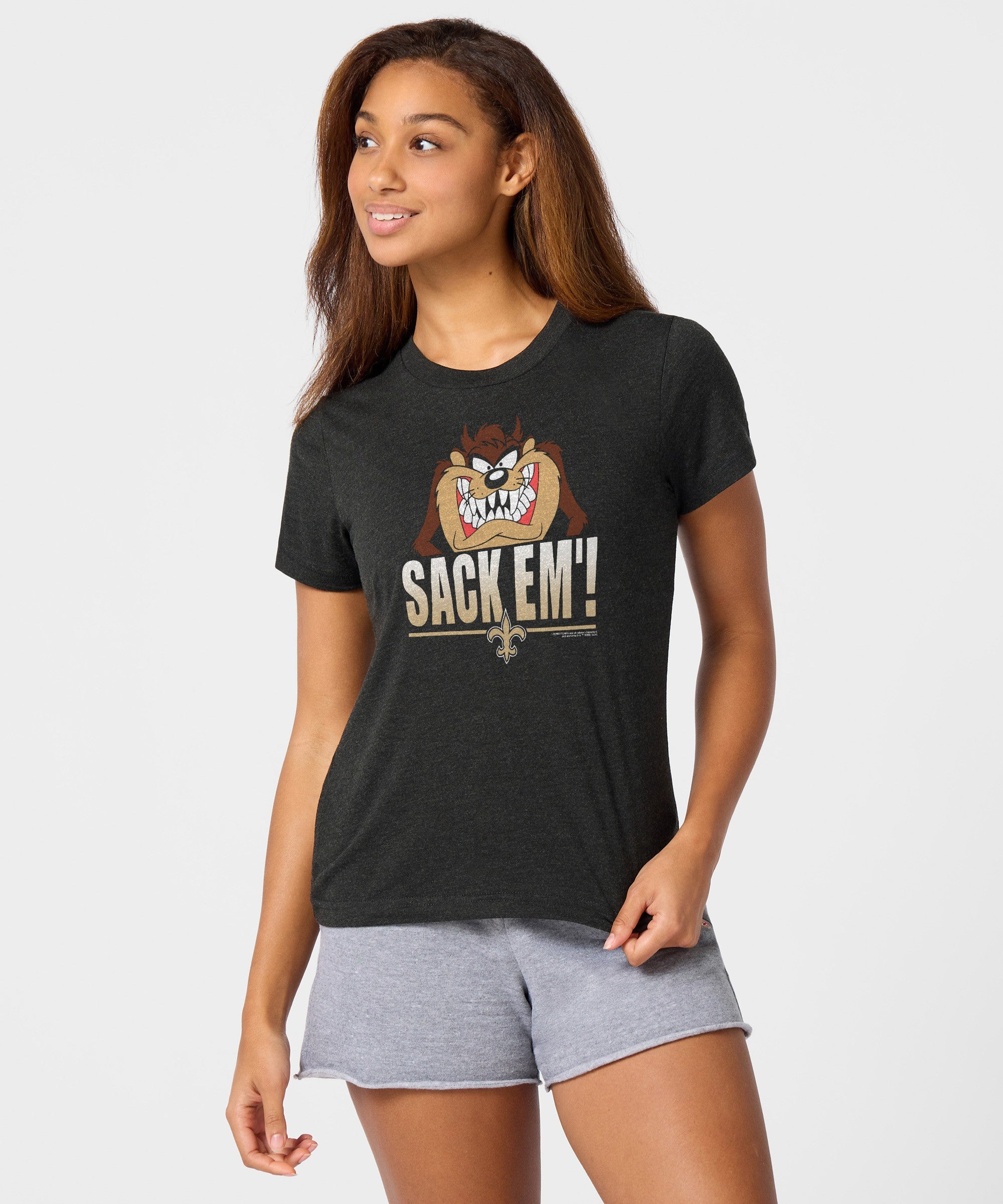 Women's Looney Tunes Taz Sack Em' X New Orleans Saints