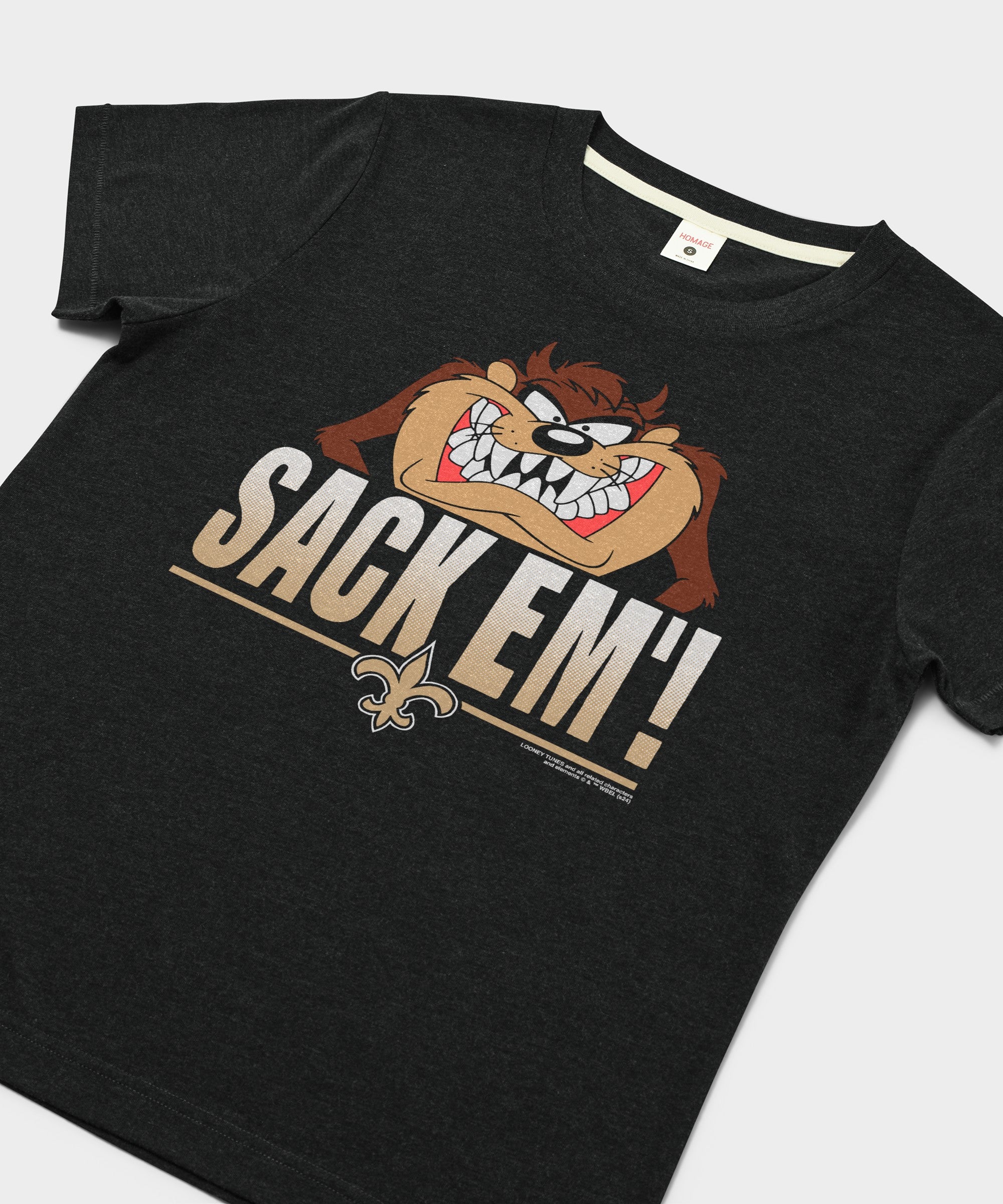 Women's Looney Tunes Taz Sack Em' X New Orleans Saints