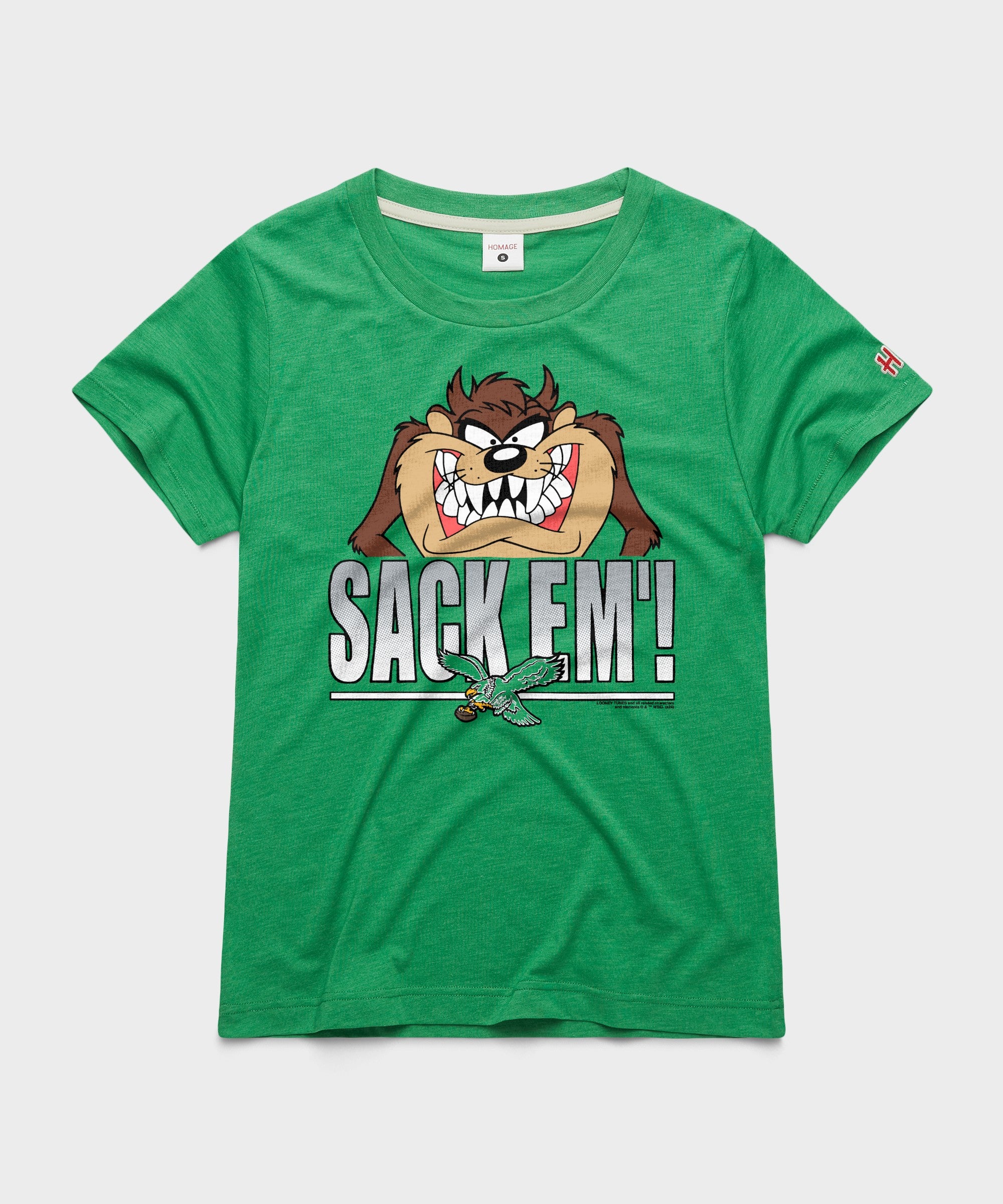 Women's Looney Tunes Taz Sack Em' X Philadelphia Eagles