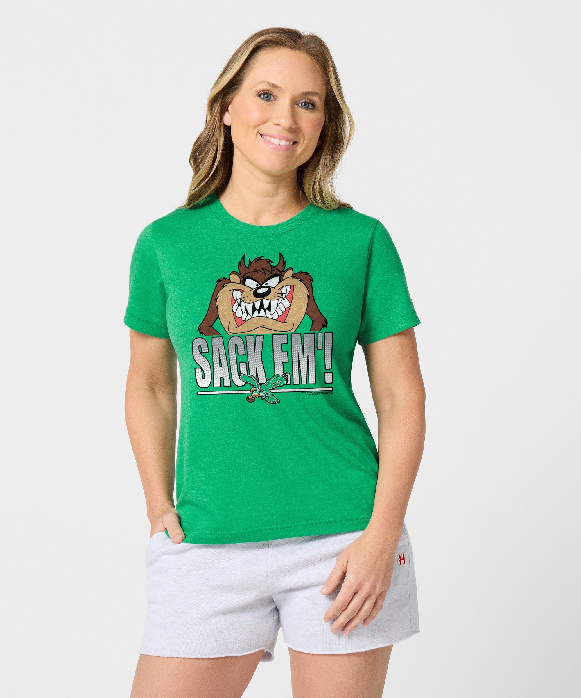Women's Looney Tunes Taz Sack Em' X Philadelphia Eagles