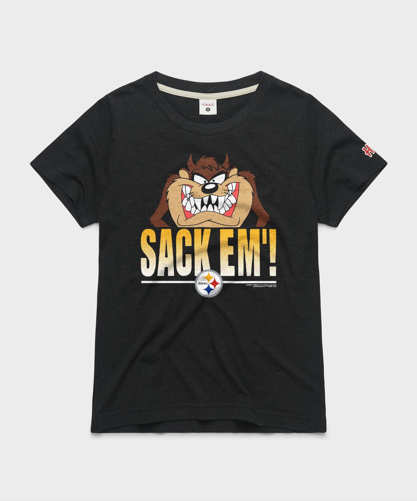 Women's Looney Tunes Taz Sack Em' X Pittsburgh Steelers
