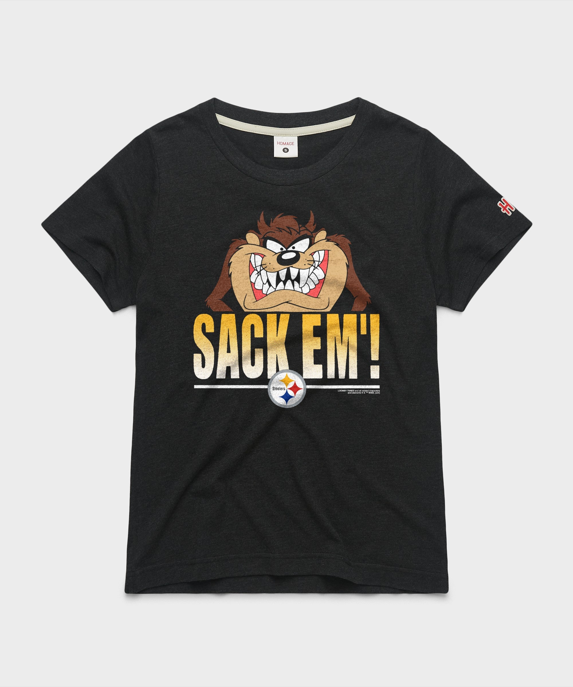 Women's Looney Tunes Taz Sack Em' X Pittsburgh Steelers