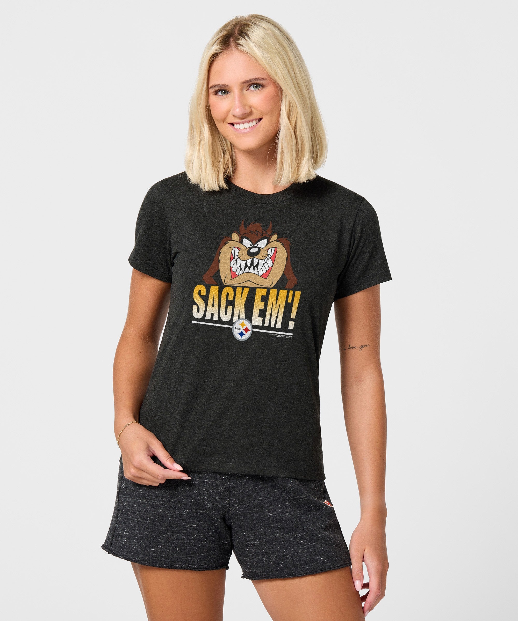 Women's Looney Tunes Taz Sack Em' X Pittsburgh Steelers
