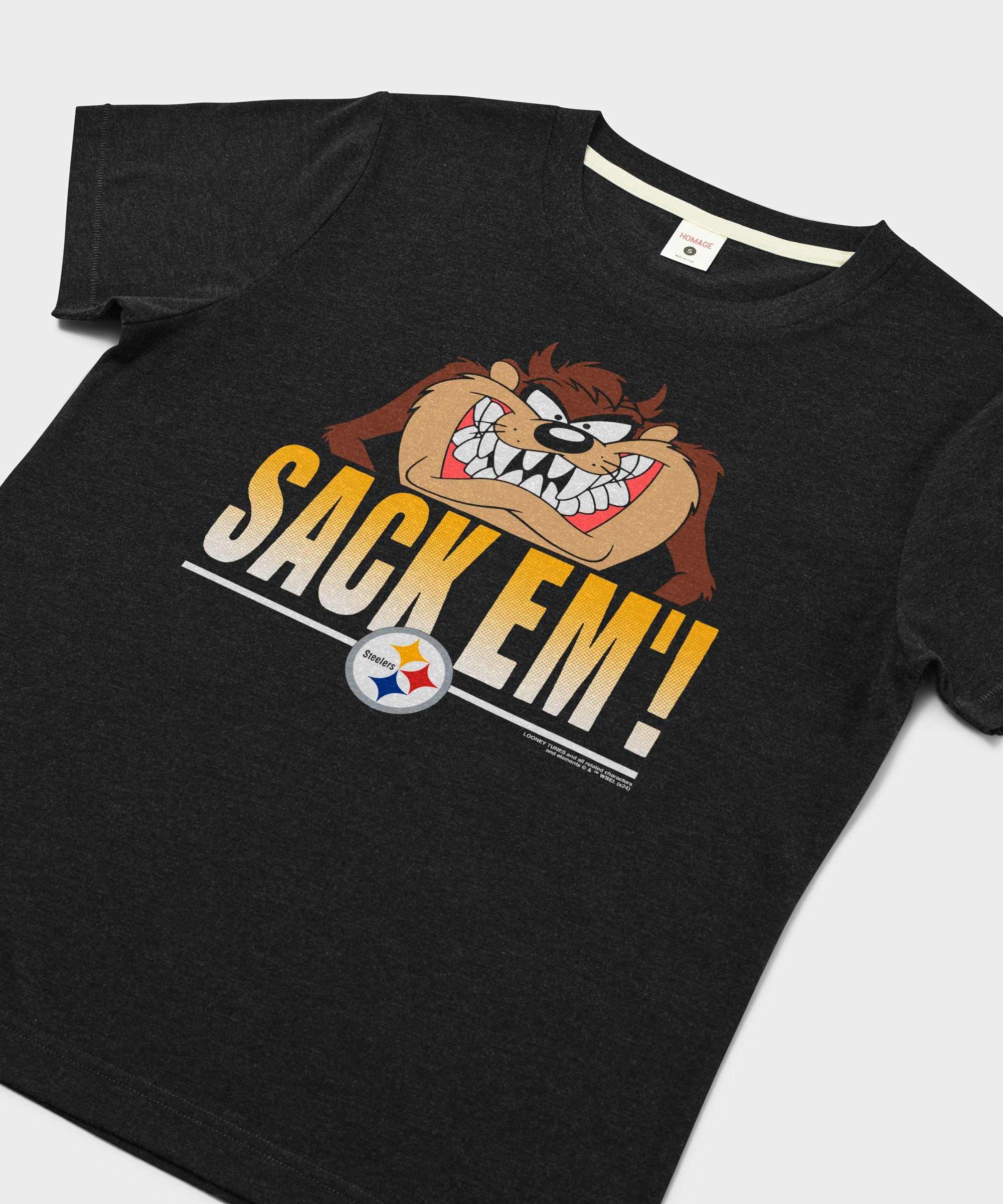 Women's Looney Tunes Taz Sack Em' X Pittsburgh Steelers