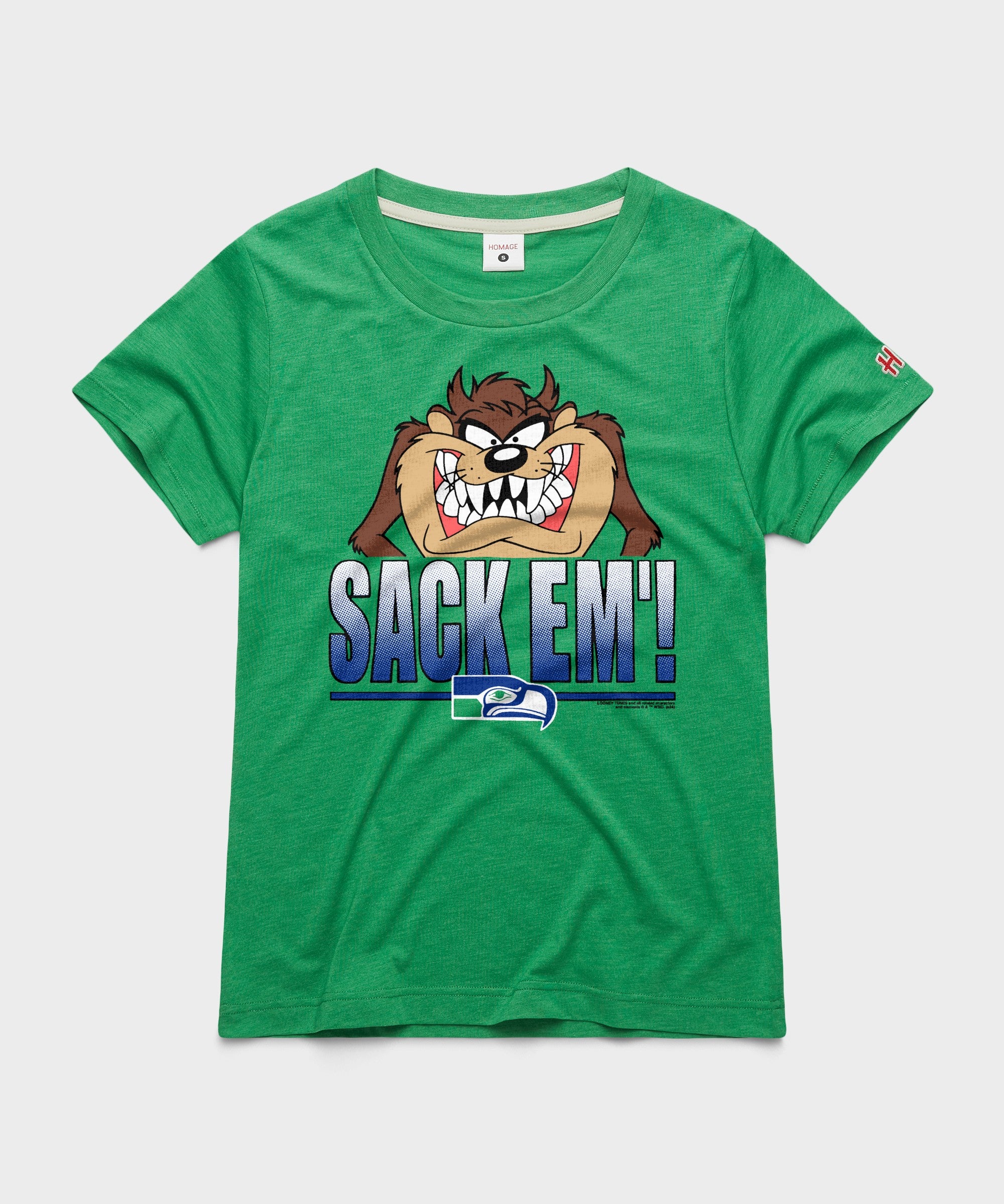 Women's Looney Tunes Taz Sack Em' X Seattle Seahawks