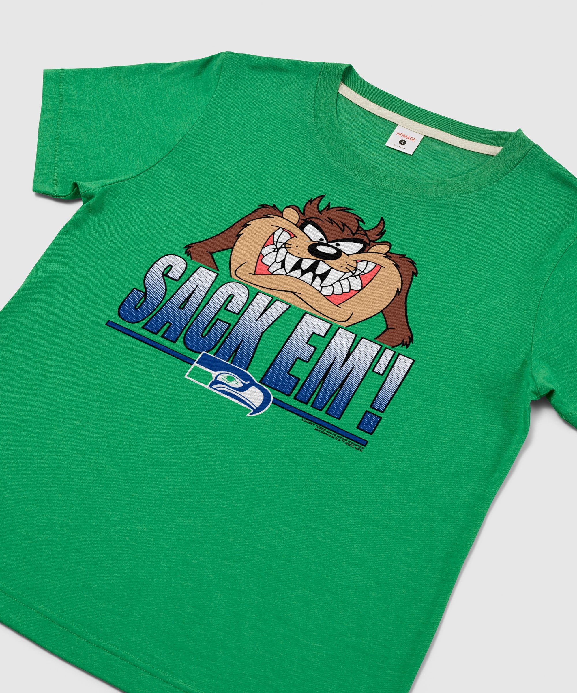 Women's Looney Tunes Taz Sack Em' X Seattle Seahawks