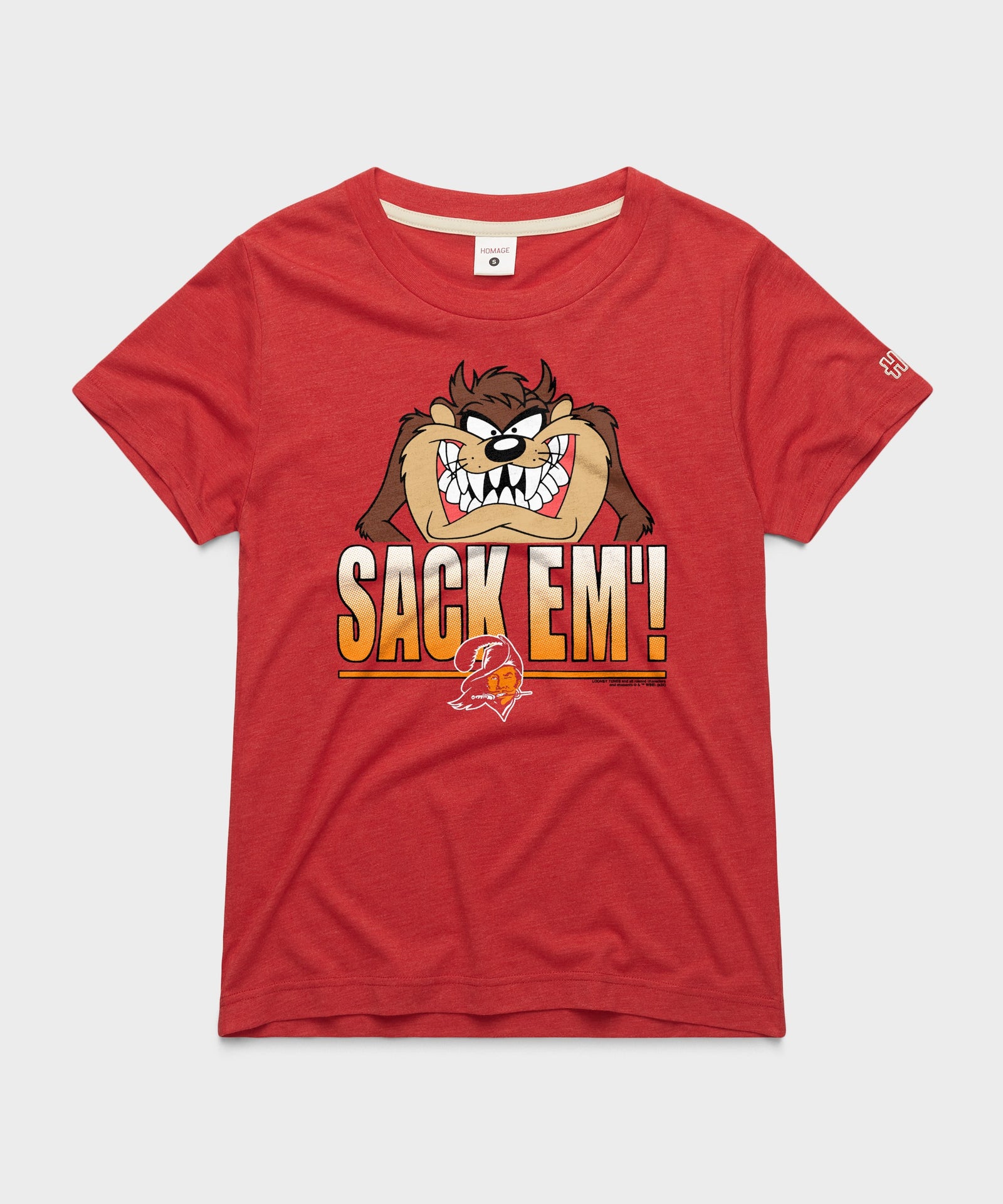 Women's Looney Tunes Taz Sack Em' X Tampa Bay Buccaneers