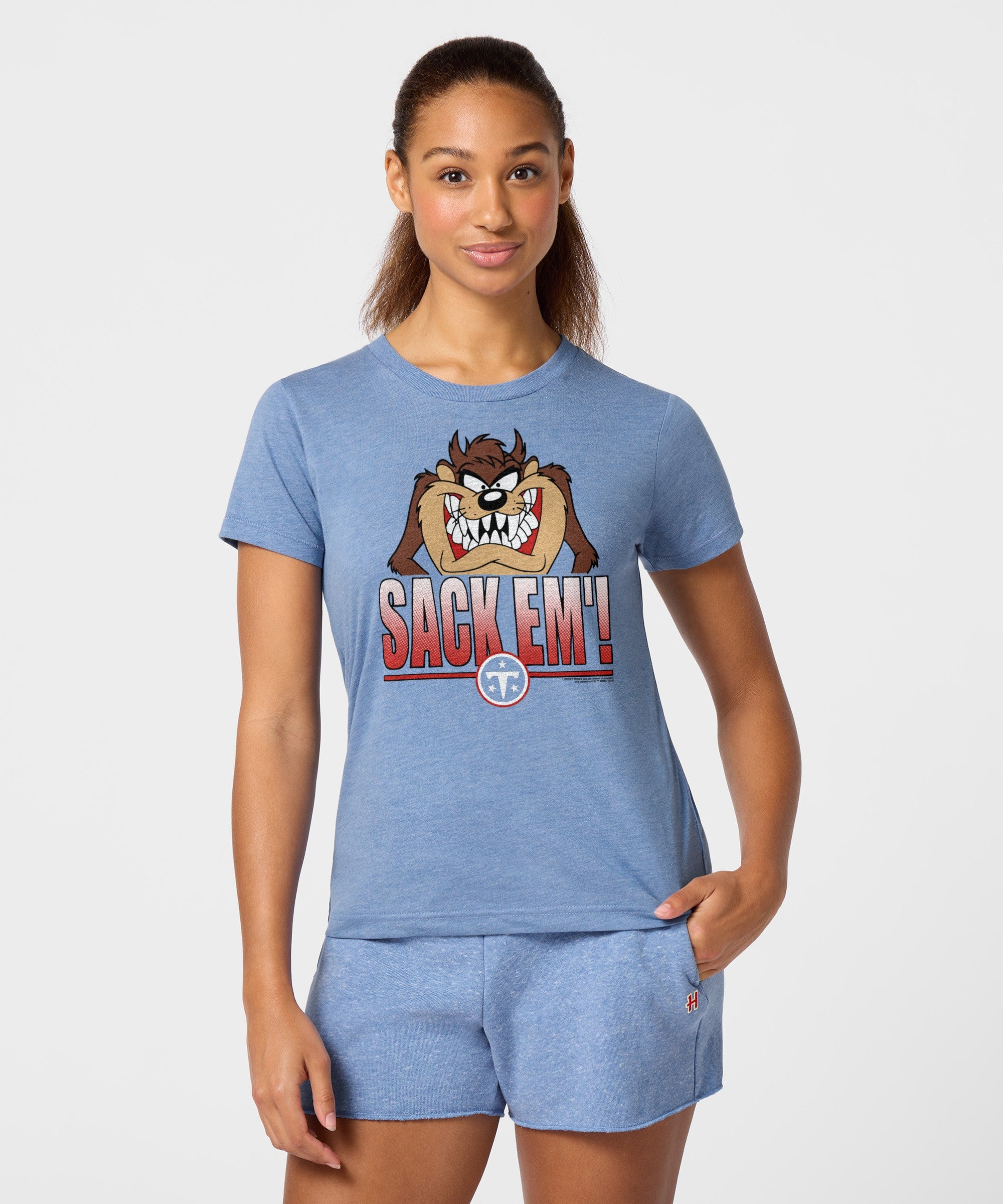 Women's Looney Tunes Taz Sack Em' X Tennessee Titans