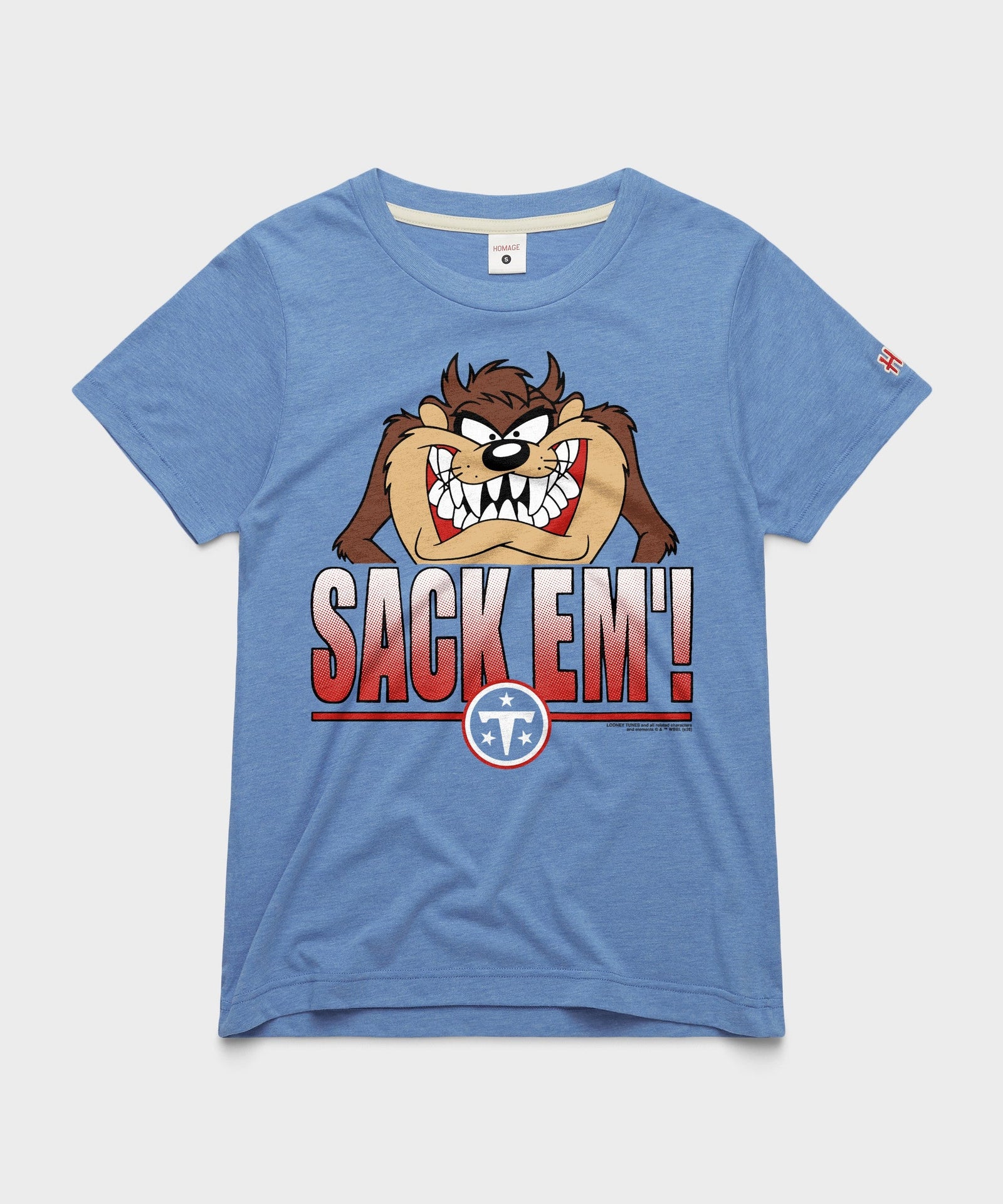 Women's Looney Tunes Taz Sack Em' X Tennessee Titans