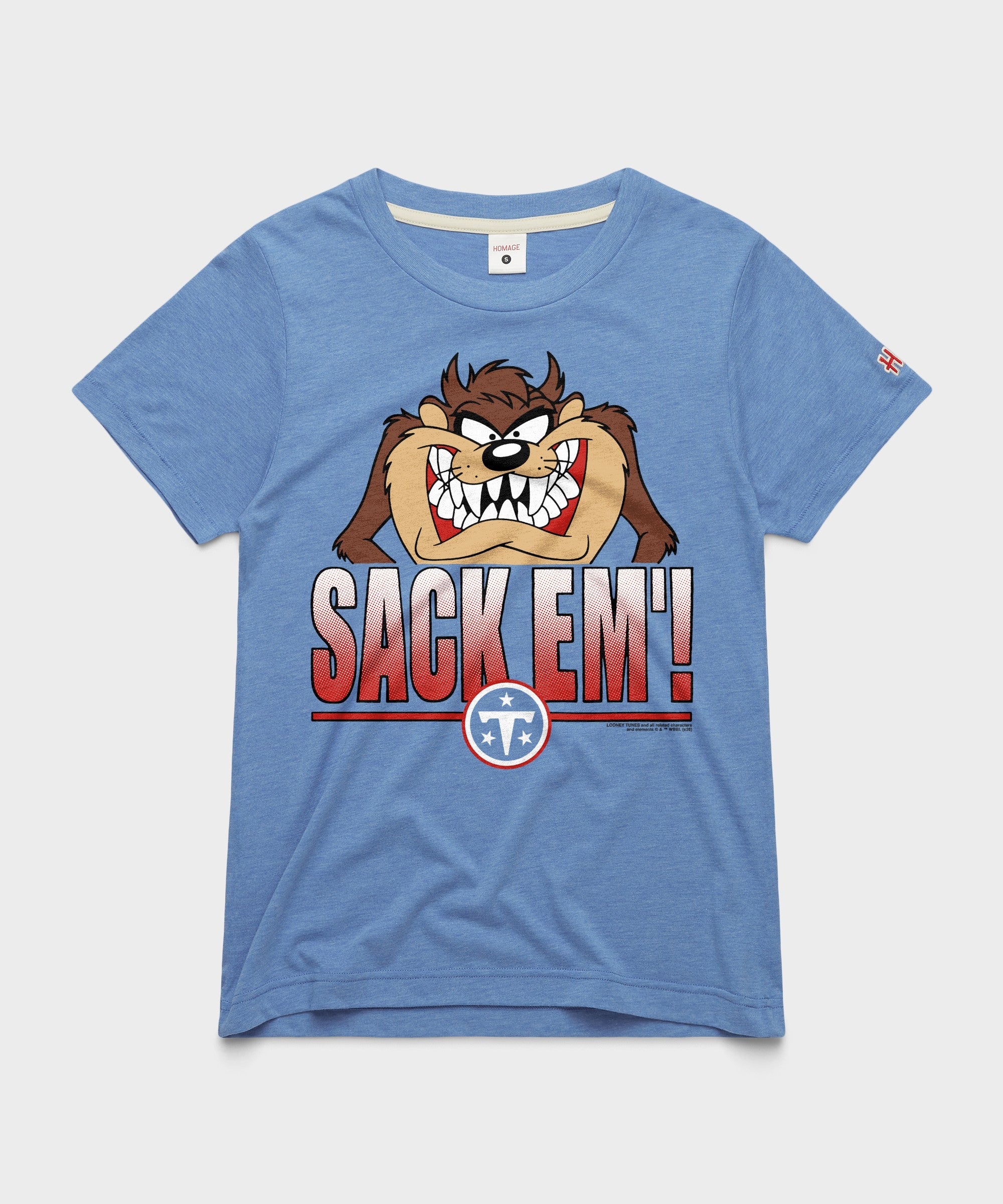 Women's Looney Tunes Taz Sack Em' X Tennessee Titans