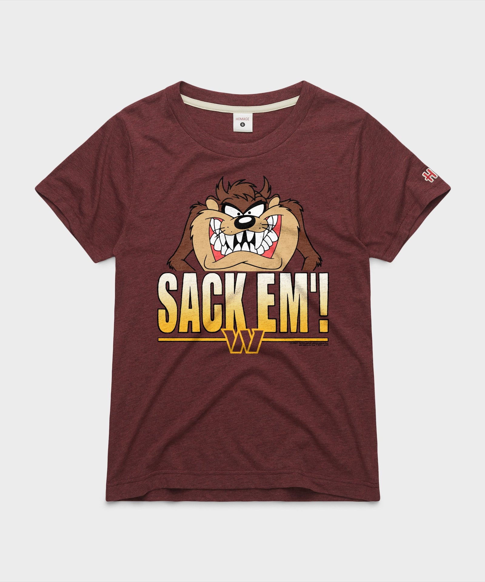 Women's Looney Tunes Taz Sack Em' X Washington Commanders