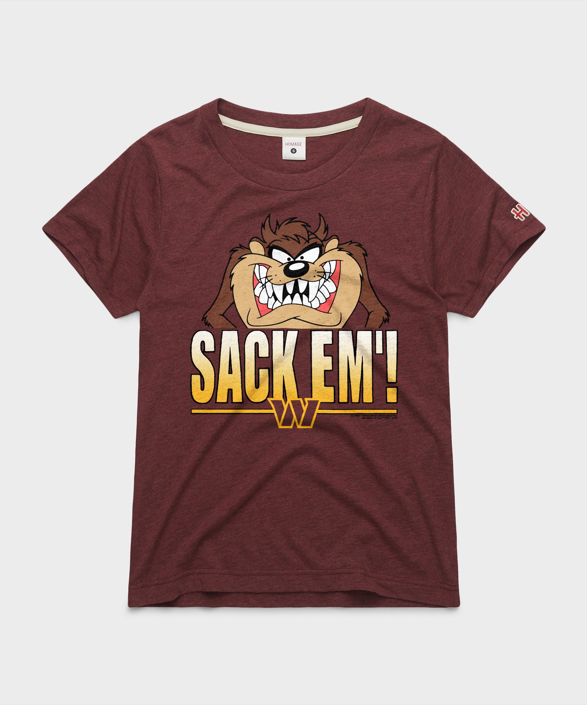 Women's Looney Tunes Taz Sack Em' X Washington Commanders