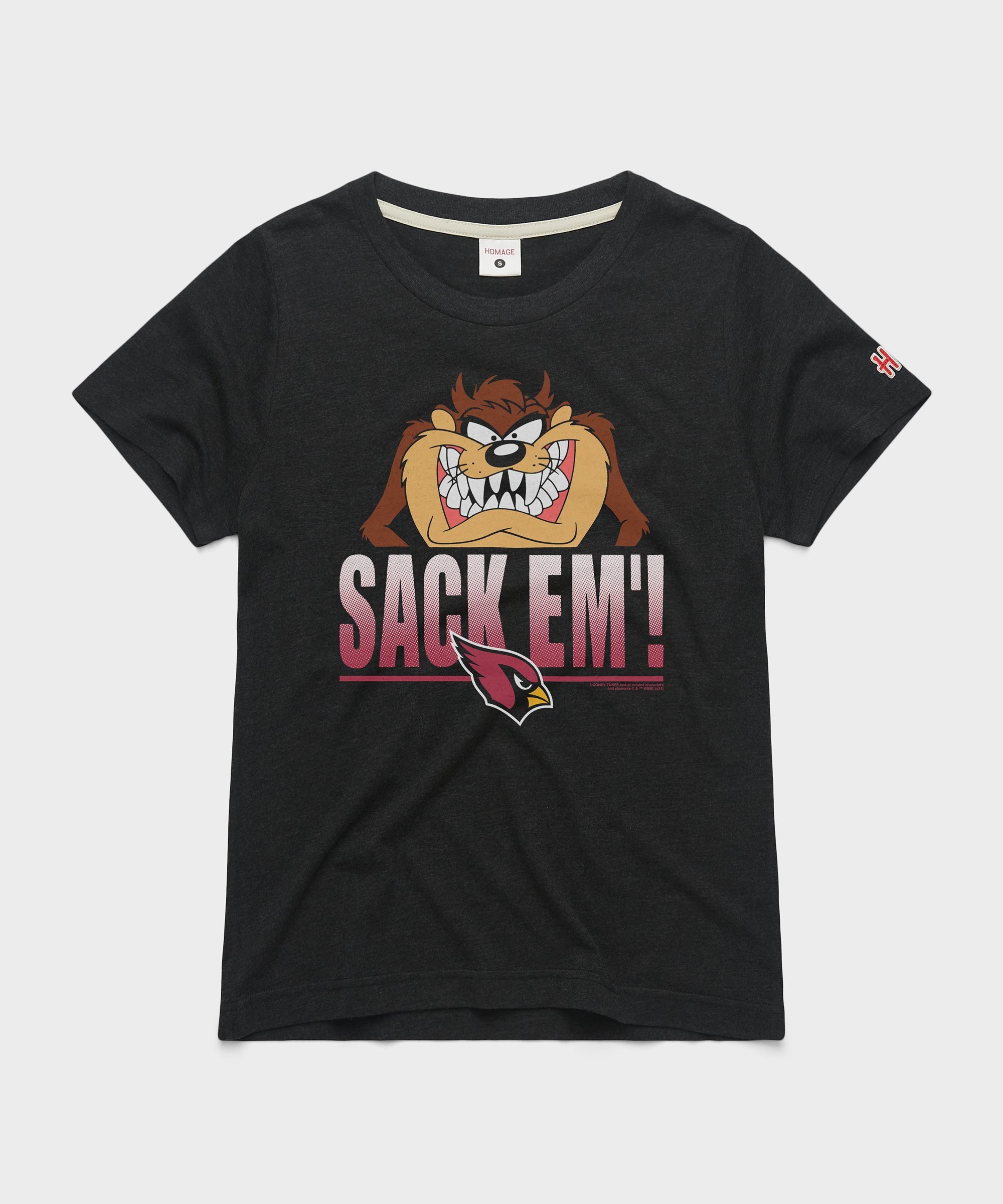 Women's Looney Tunes Taz Sack Em' x Arizona Cardinals