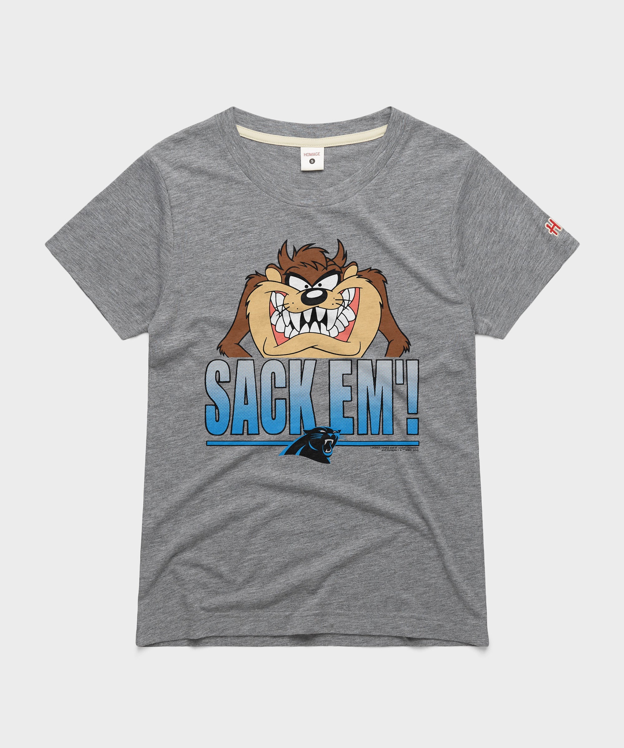 Women's Looney Tunes Taz Sack Em' x Carolina Panthers