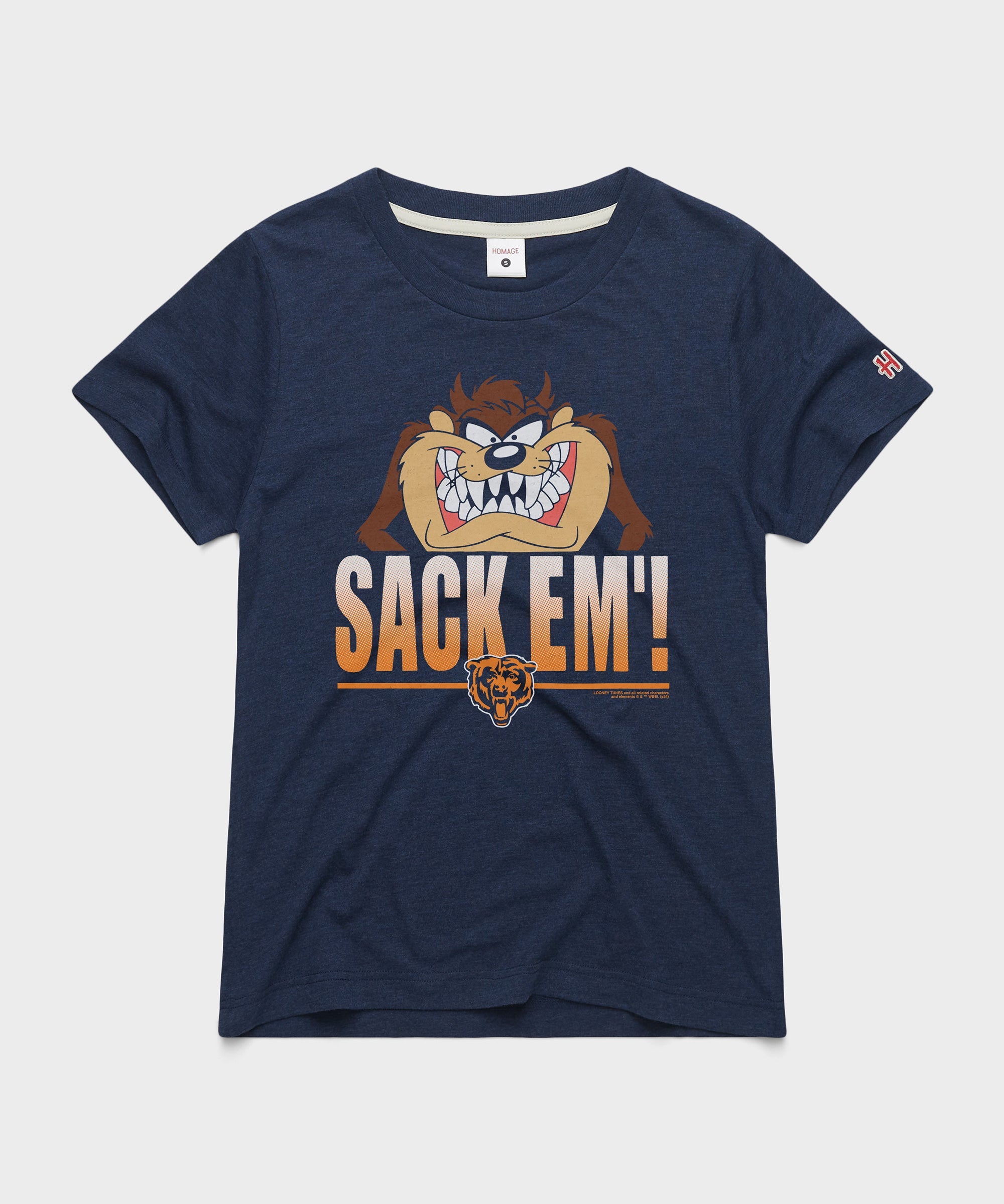 Women's Looney Tunes Taz Sack Em' x Chicago Bears
