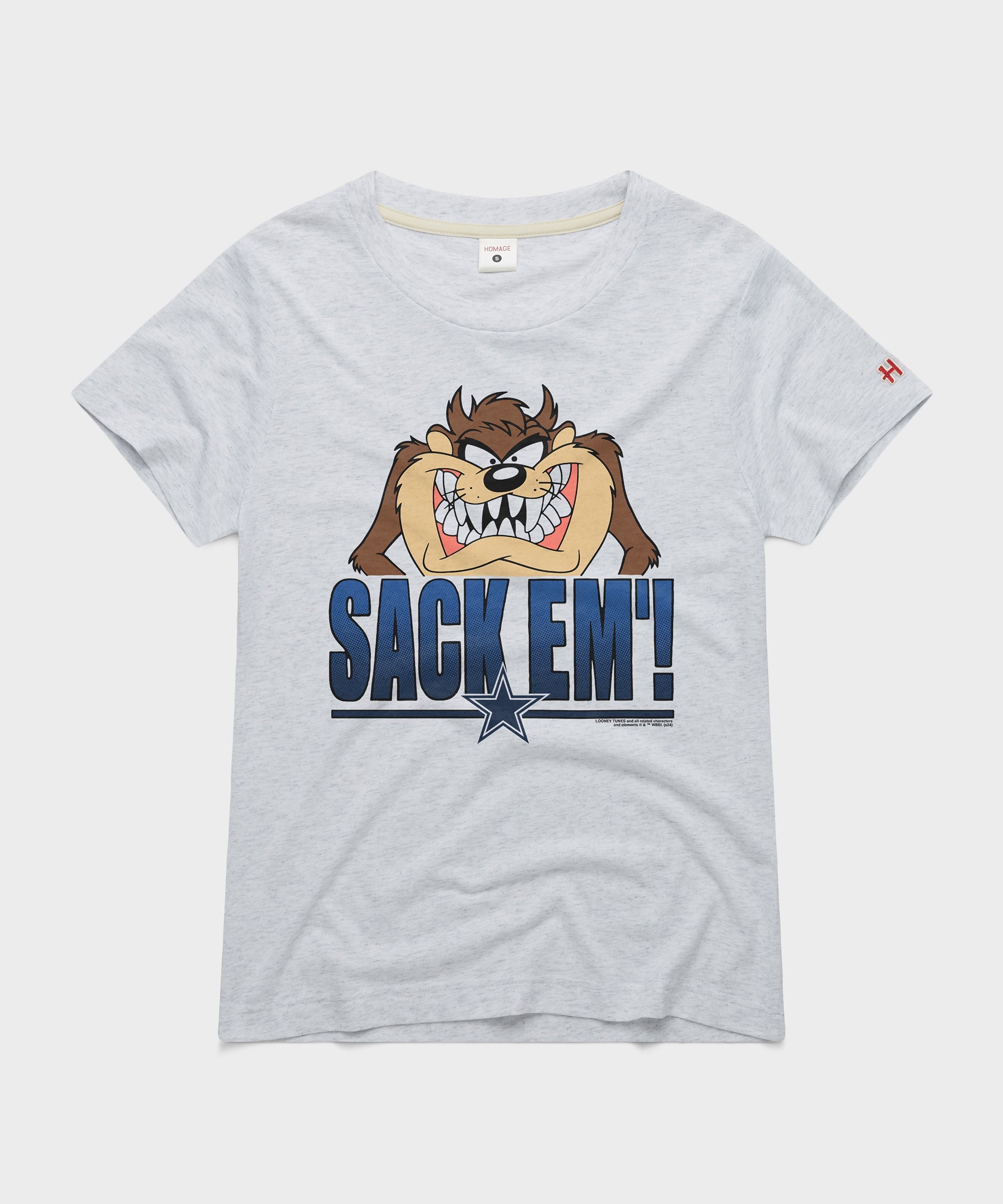 Women's Looney Tunes Taz Sack Em' x Dallas Cowboys