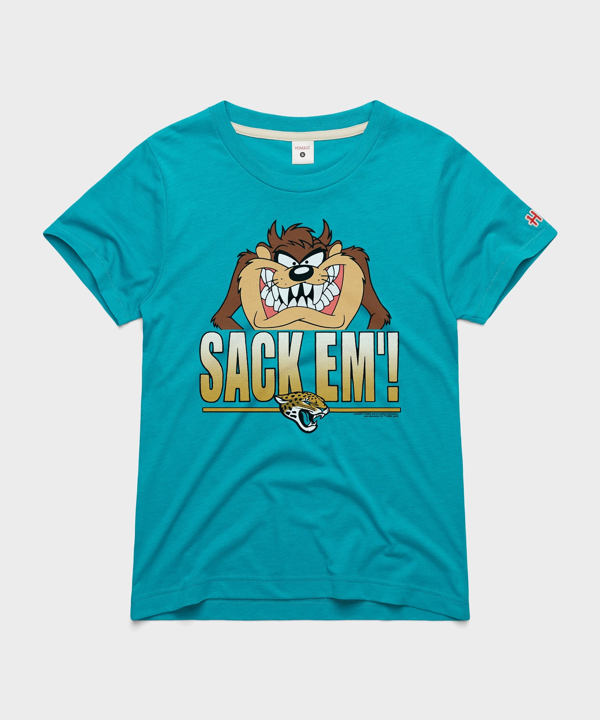 Women's Looney Tunes Taz Sack Em' x Jacksonville Jaguars