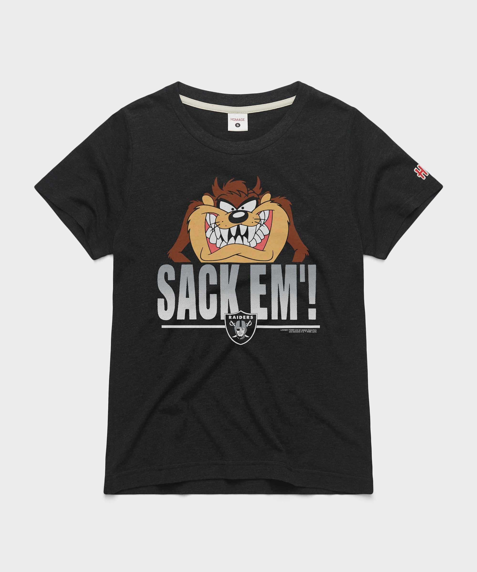 Women's Looney Tunes Taz Sack Em' x Las Vegas Raiders