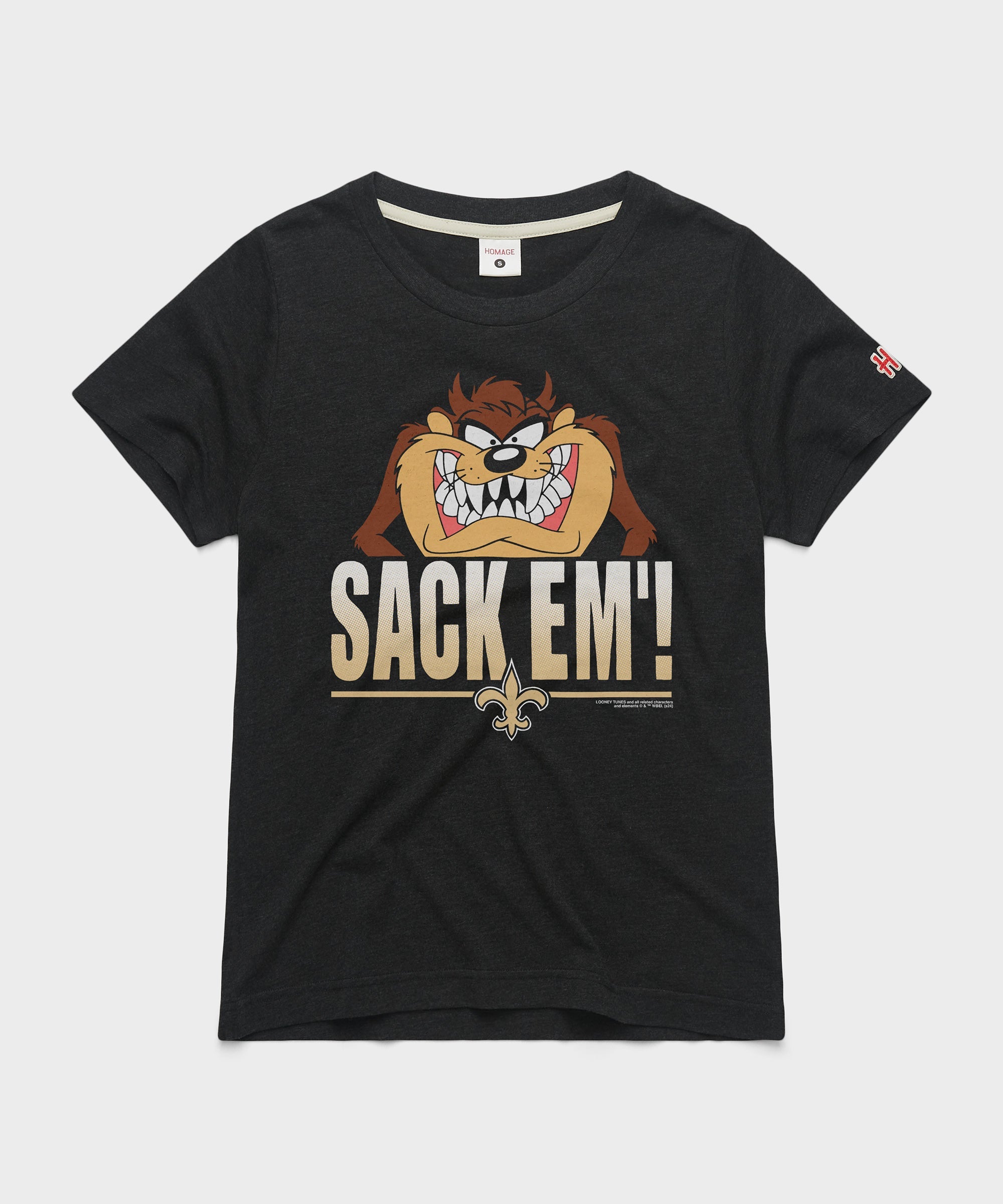 Women's Looney Tunes Taz Sack Em' x New Orleans Saints