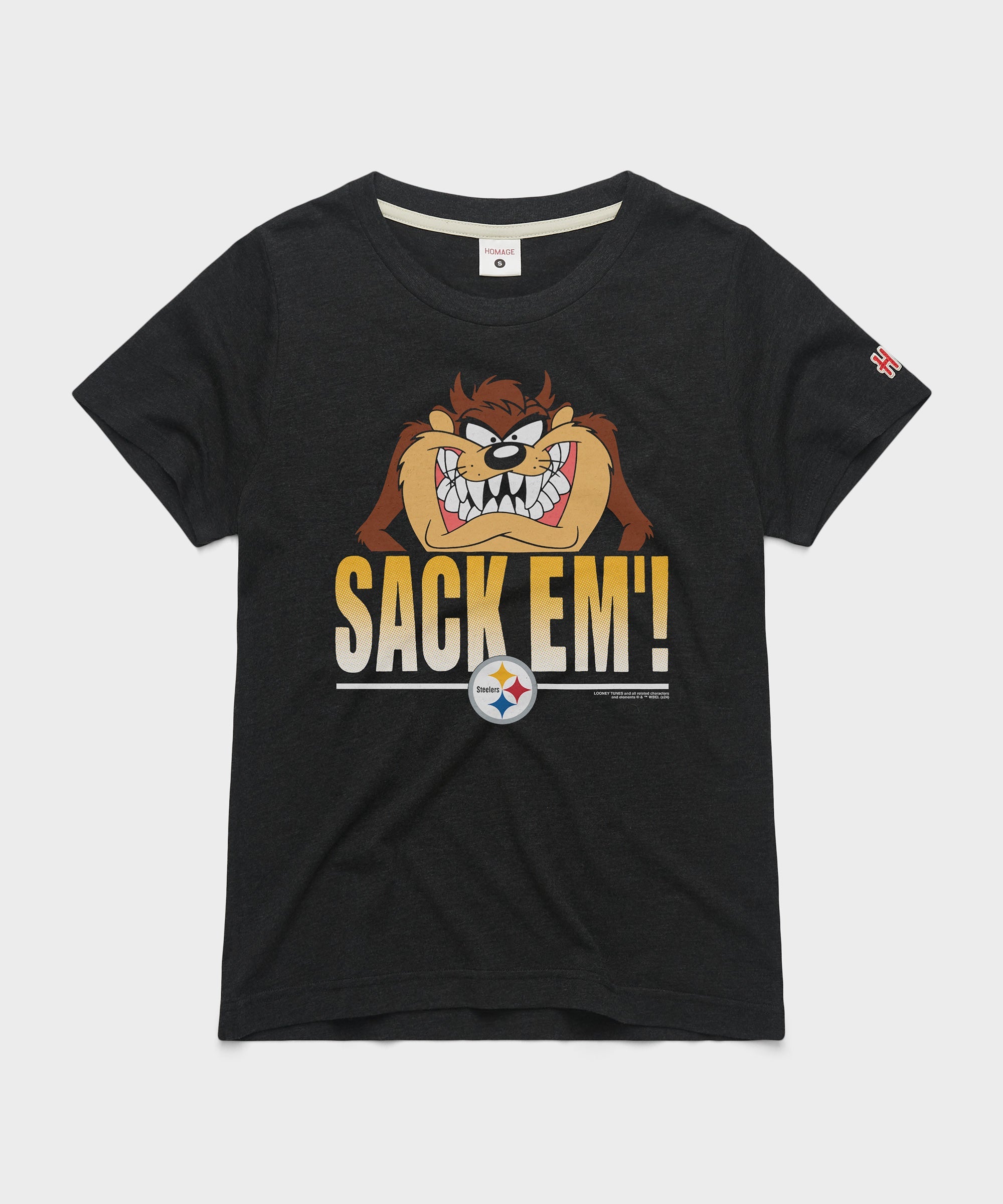 Women's Looney Tunes Taz Sack Em' x Pittsburgh Steelers