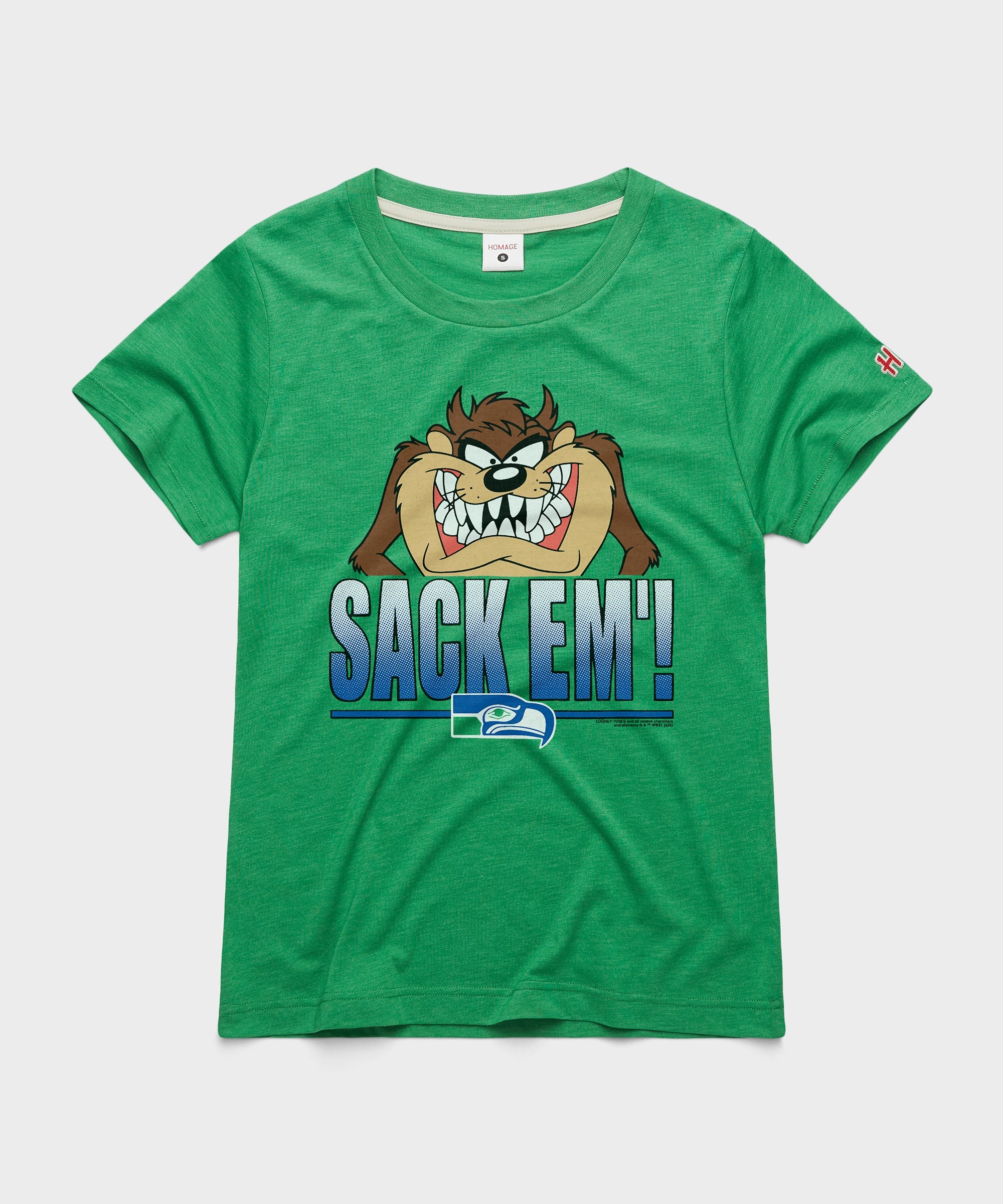 Women's Looney Tunes Taz Sack Em' x Seattle Seahawks