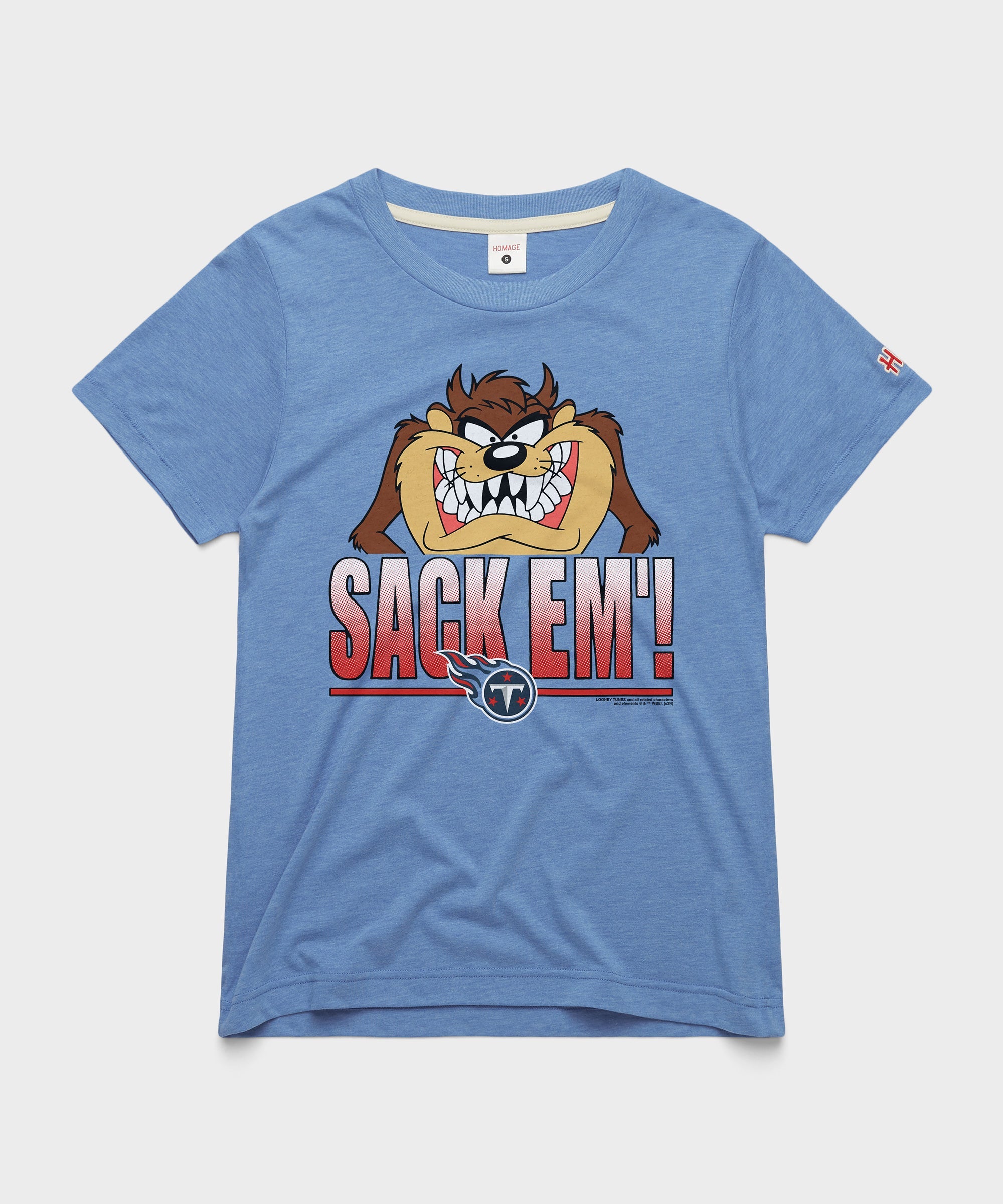 Women's Looney Tunes Taz Sack Em' x Tennessee Titans