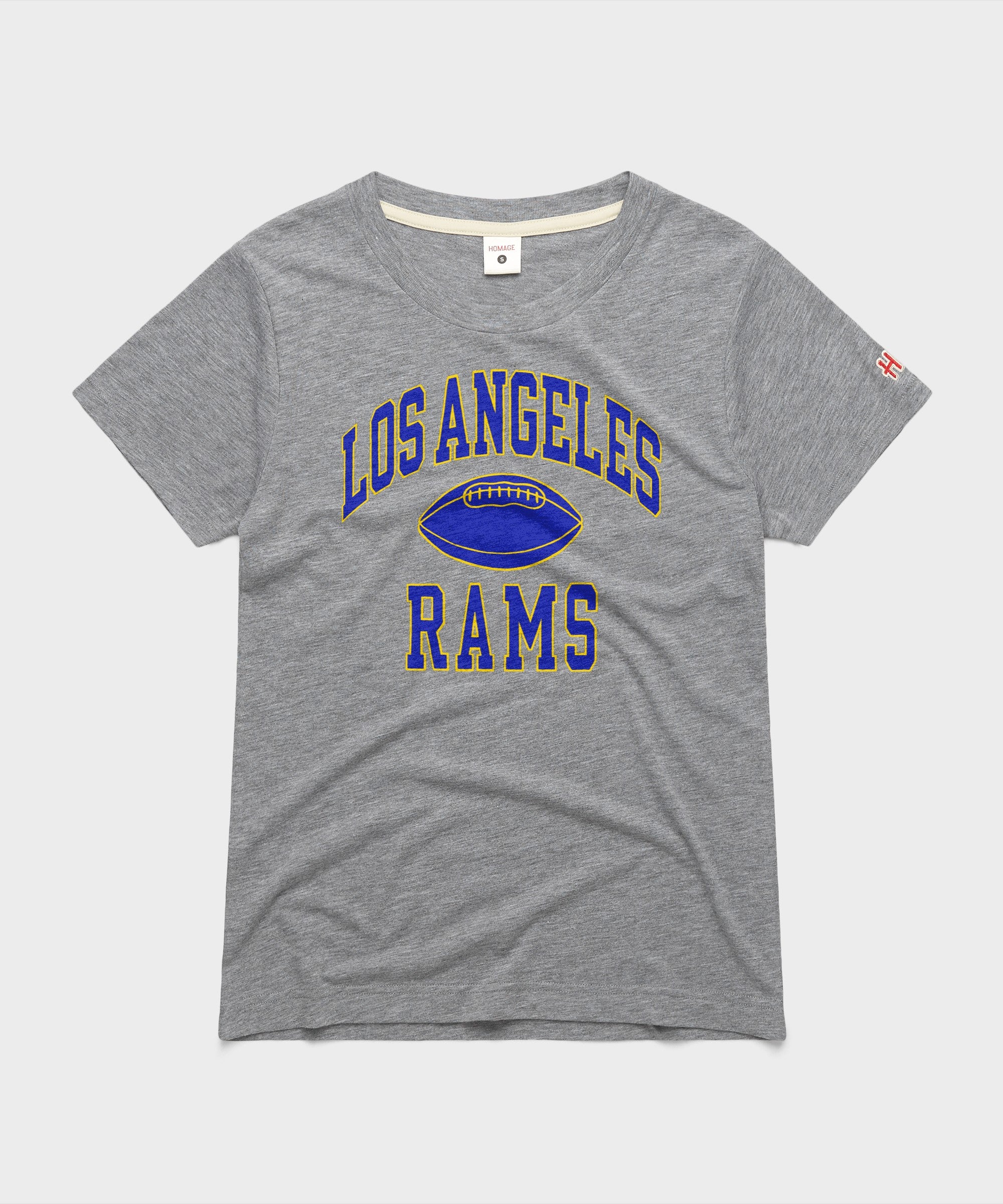 Women's Los Angeles Rams Gridiron T-Shirt | Gridiron NFL Tee – HOMAGE