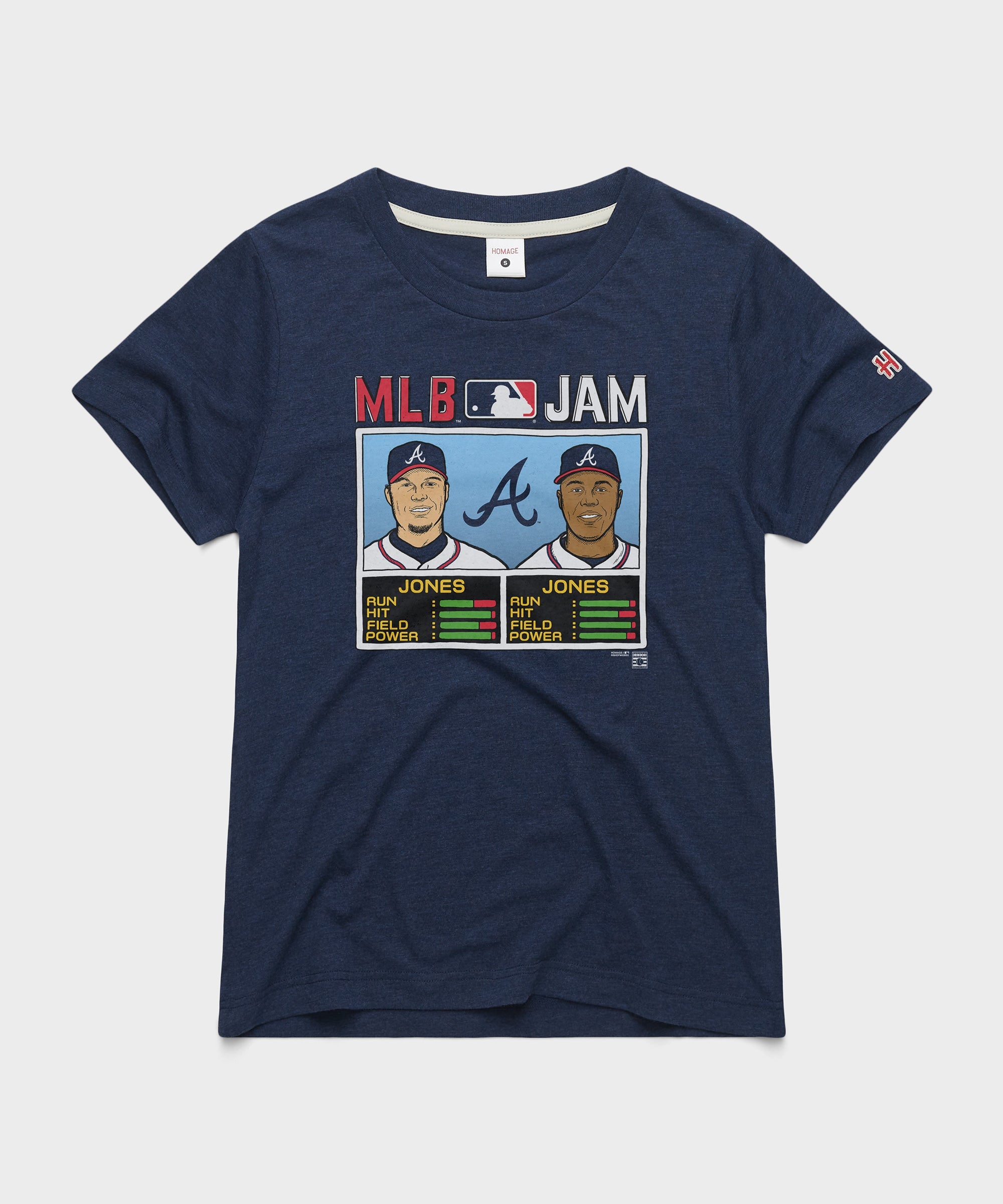 Women's MLB Jam Braves Jones and Jones