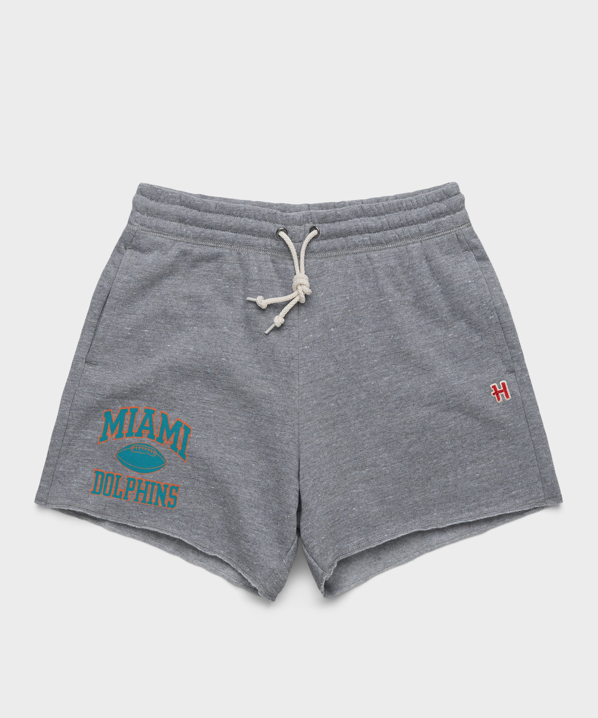 Women's Miami Dolphins Gridiron Sweat Shorts Grey