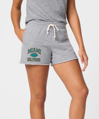 Women's Miami Dolphins Gridiron Sweat Shorts