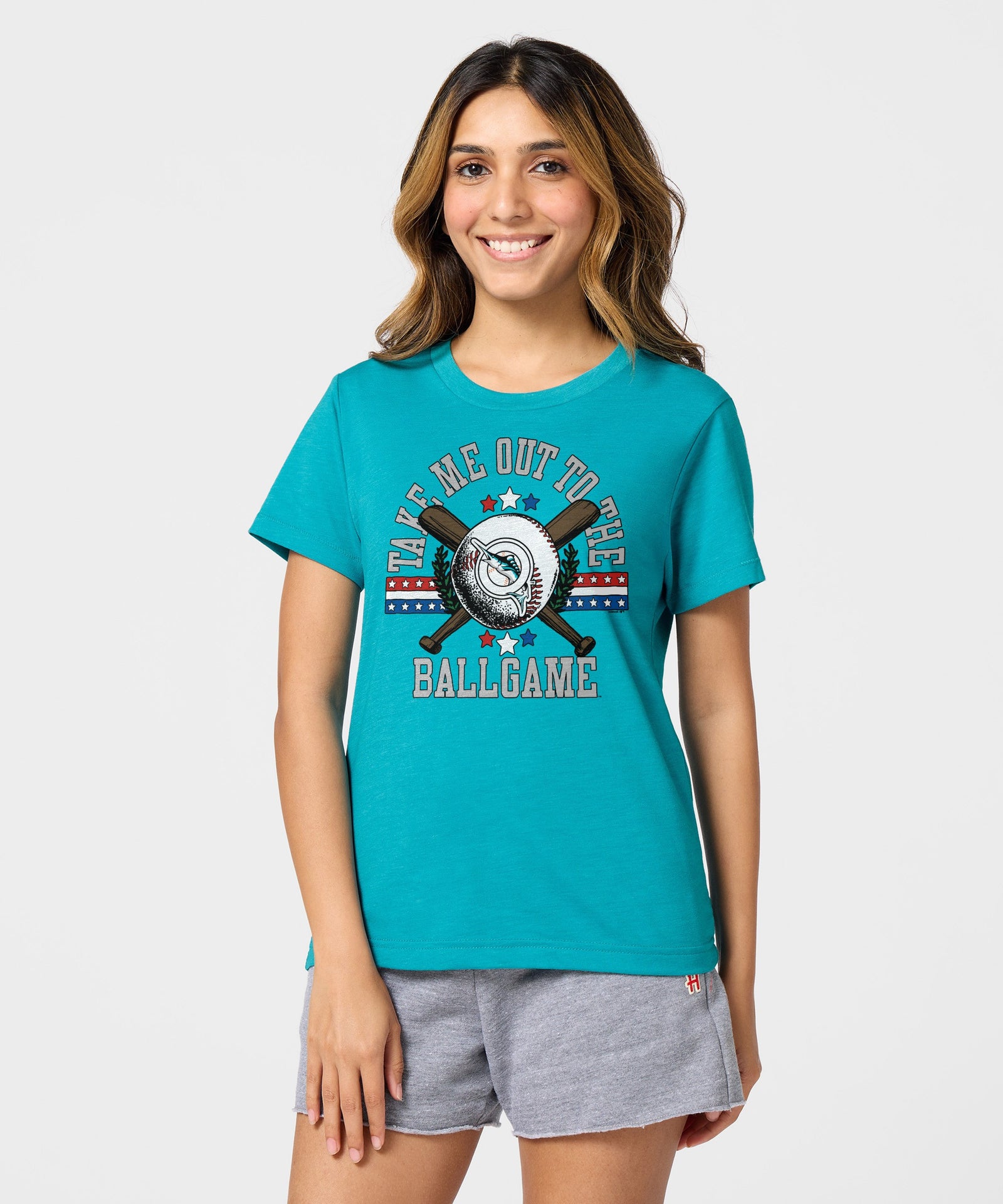 Women's Miami Marlins Take Me Out To The Ballgame