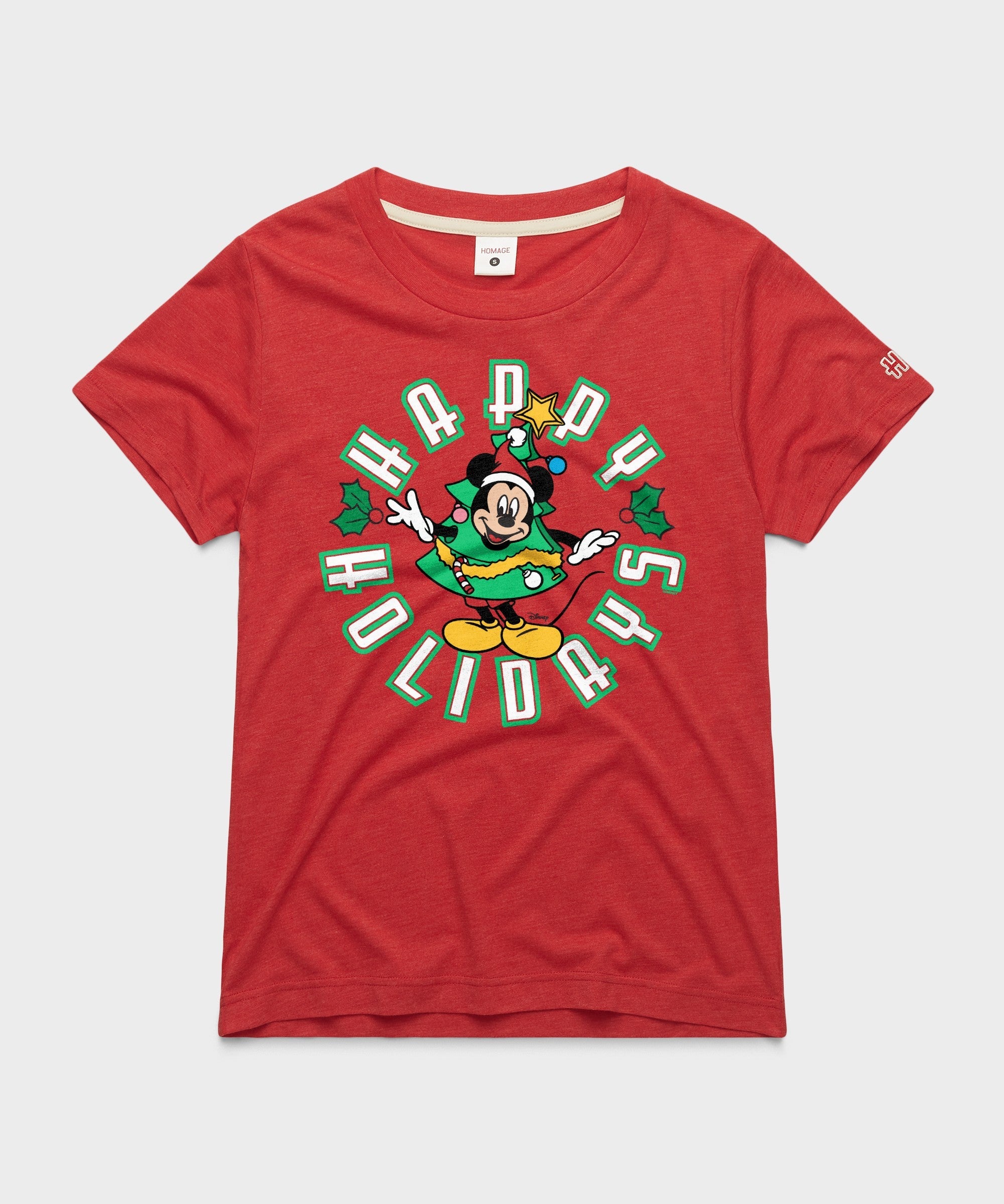 Women's Mickey Mouse Happy Holidays