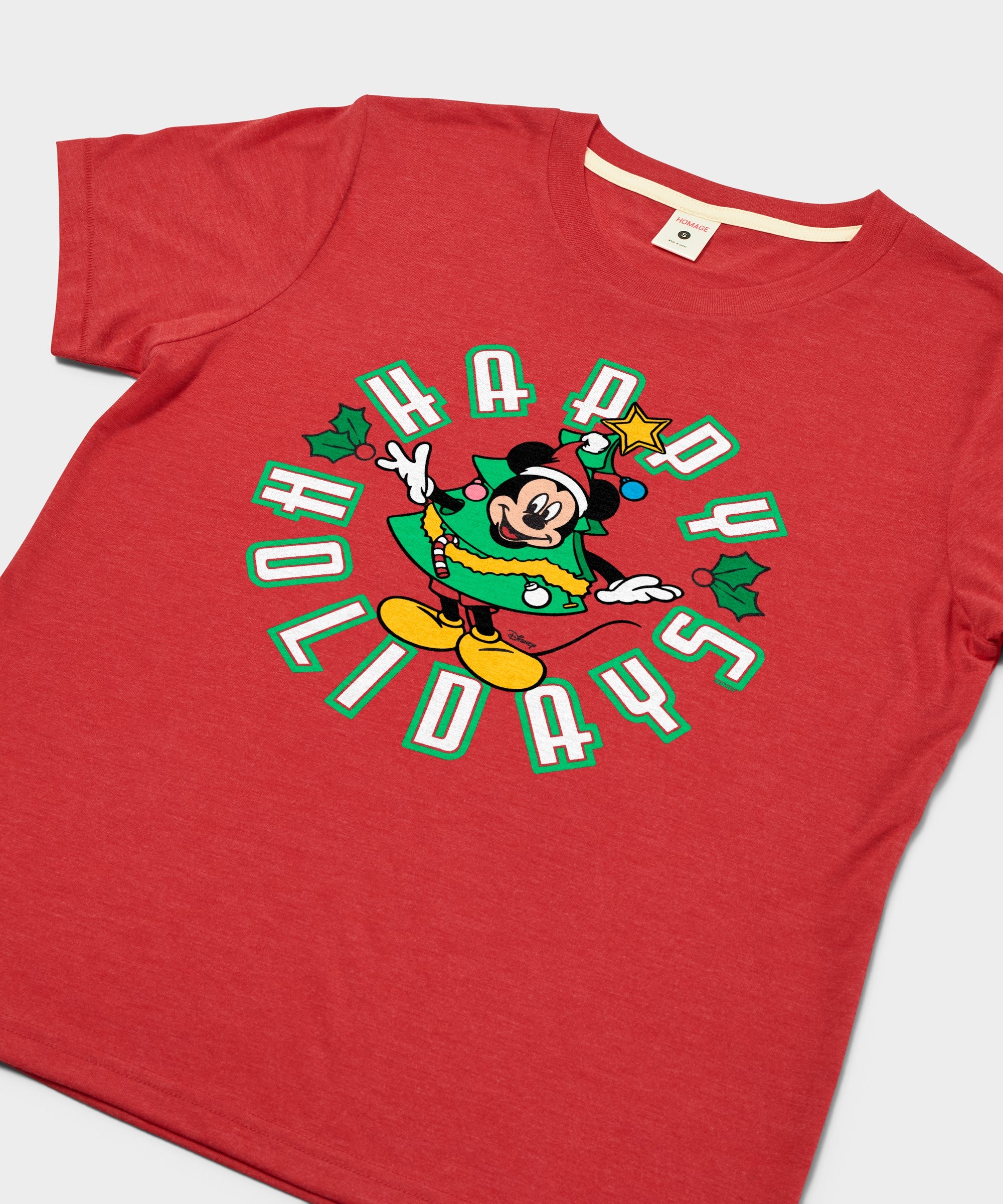 Women's Mickey Mouse Happy Holidays