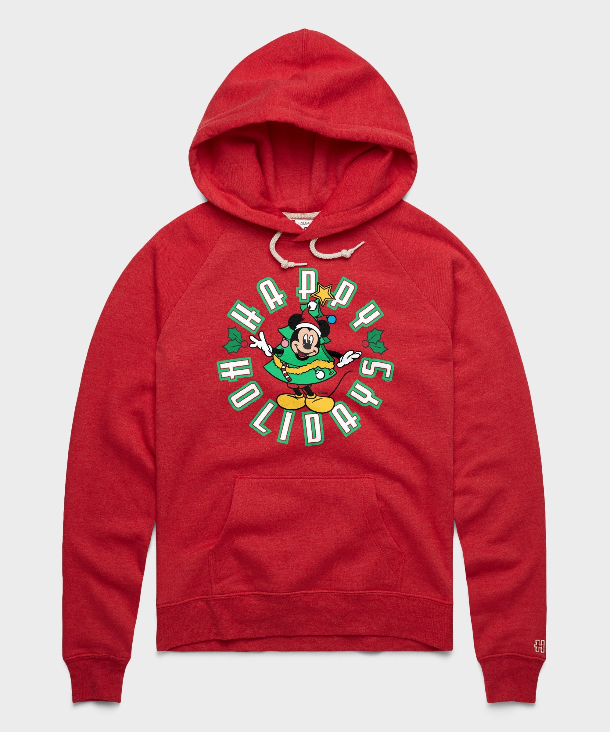 Women's Mickey Mouse Happy Holidays Hoodie