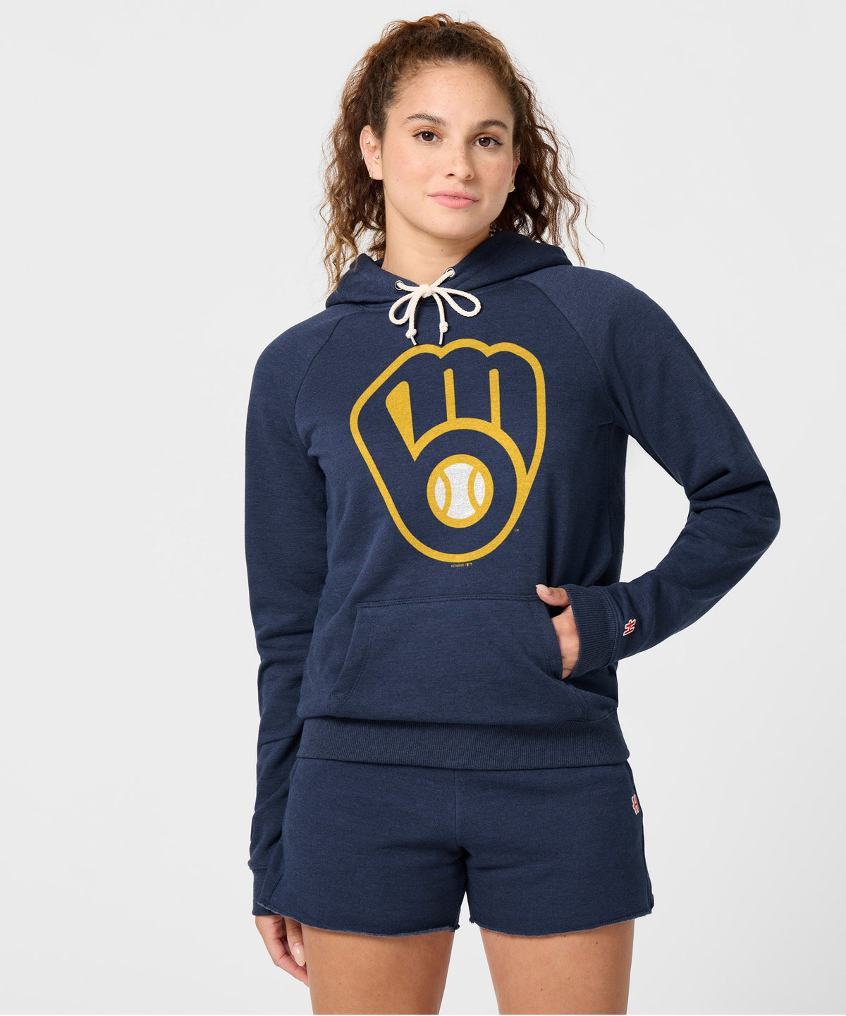 Women's Milwaukee Brewers Cap Logo '20 Hoodie