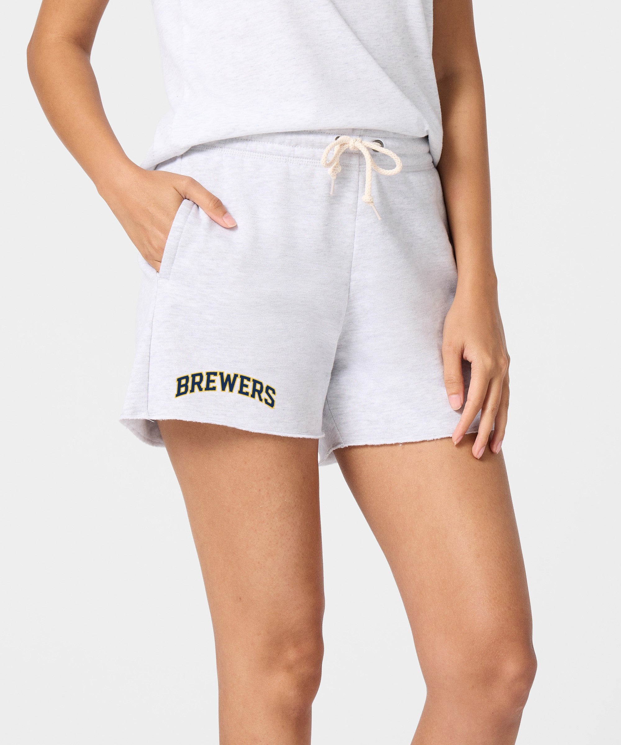 Women's Milwaukee Brewers Jersey Logo '20 Sweat Shorts